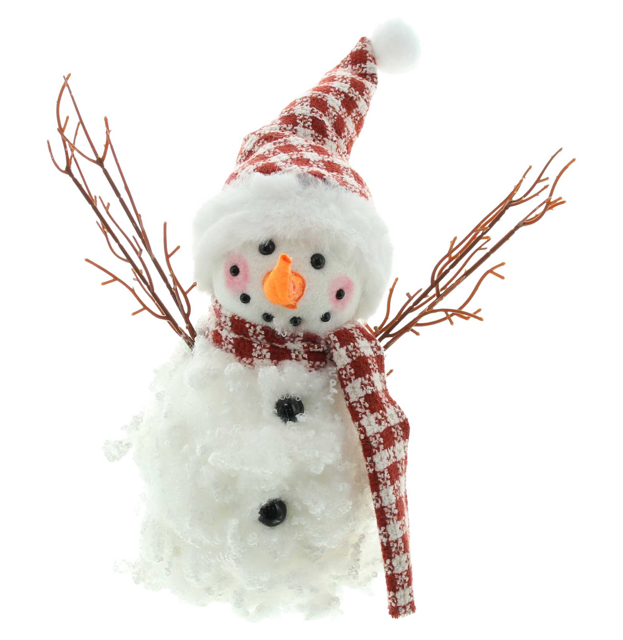 Schneemann "Zipfelmütze"  im Frank Flechtwaren Online Shop für Weihnachten kaufen