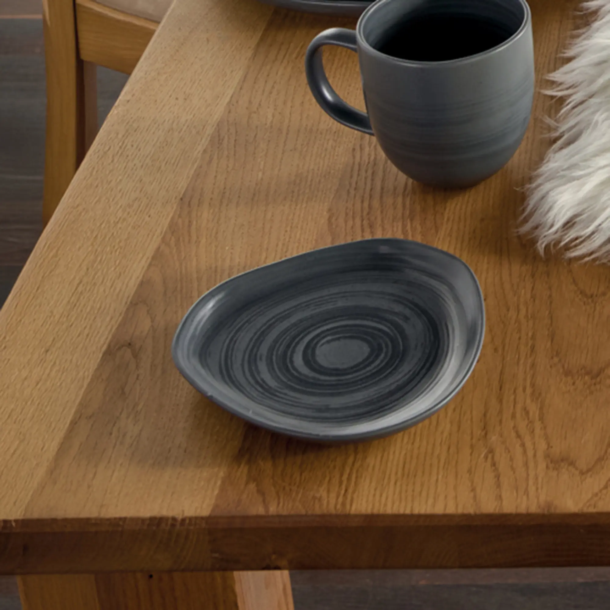 Kleiner Teller "Circle", 2er Set  im Frank Flechtwaren Online Shop kaufen