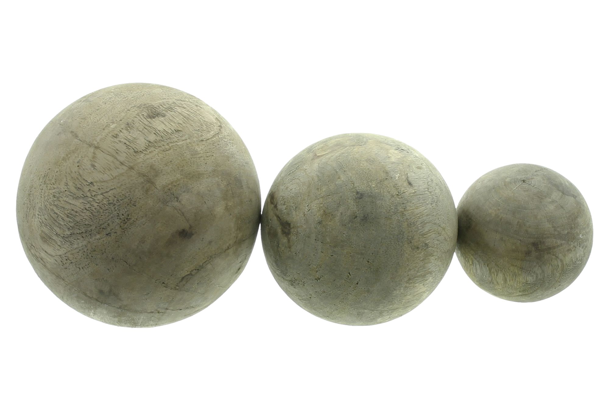 Kugel "Mangoholz", 3er Set im Frank Flechtwaren Online Shop für Dekokugeln kaufen Kugel "Mangoholz", 3er Set im Frank Flechtwaren Online Shop für Dekokugeln kaufen
