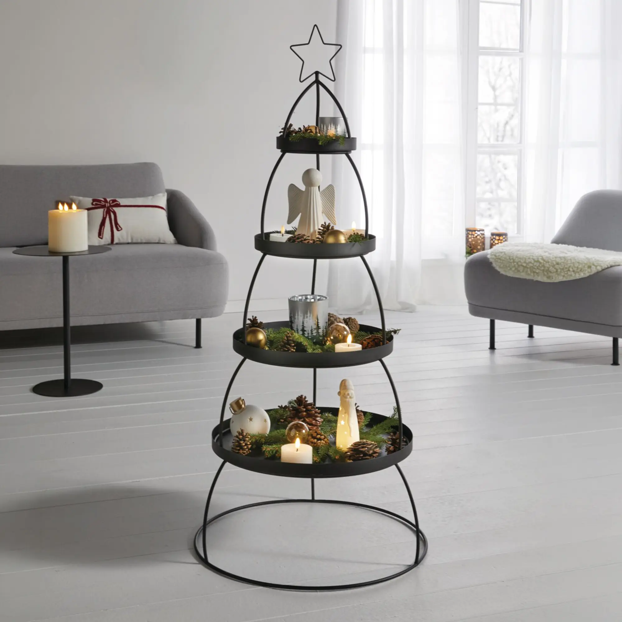Etagere "Tannenbaum"  im Frank Flechtwaren Online Shop kaufen