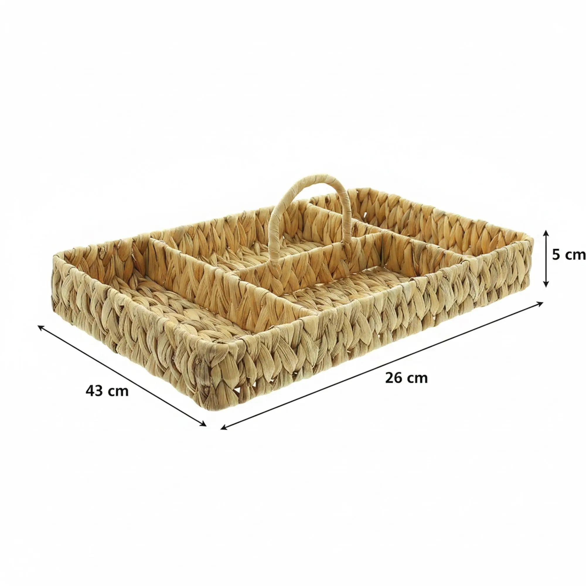 Tablettkorb "Menage"  im Frank Flechtwaren Online Shop für Gartenparty kaufen