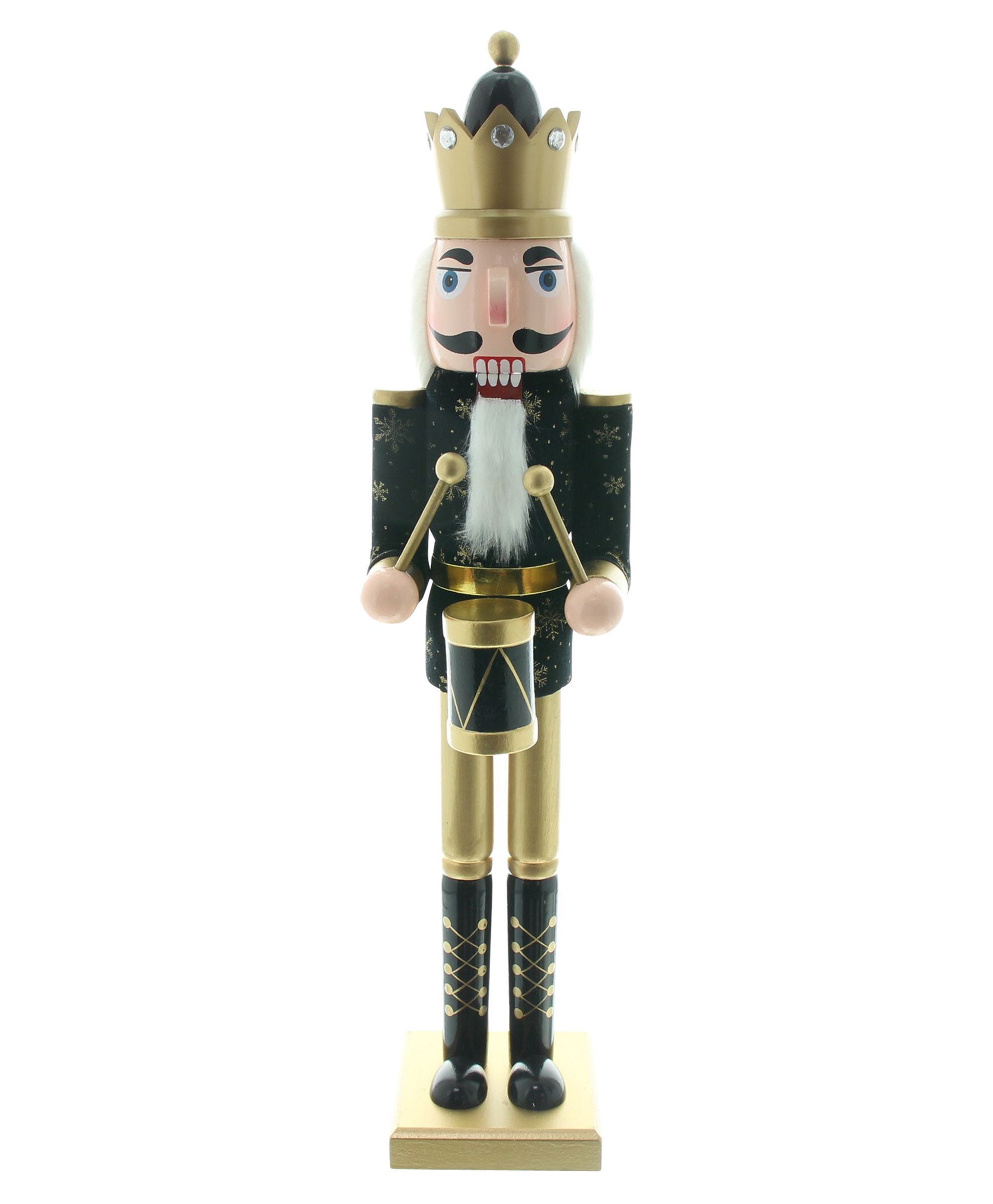 Deko-Nussknacker "King Drum"  im Frank Flechtwaren Online Shop für Weihnachtliche Dekofiguren kaufen