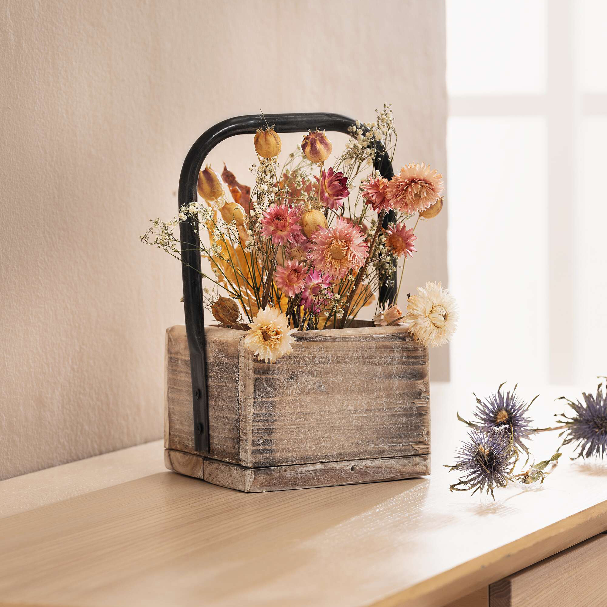 Kiste "Metallbügel"  im Frank Flechtwaren Online Shop kaufen