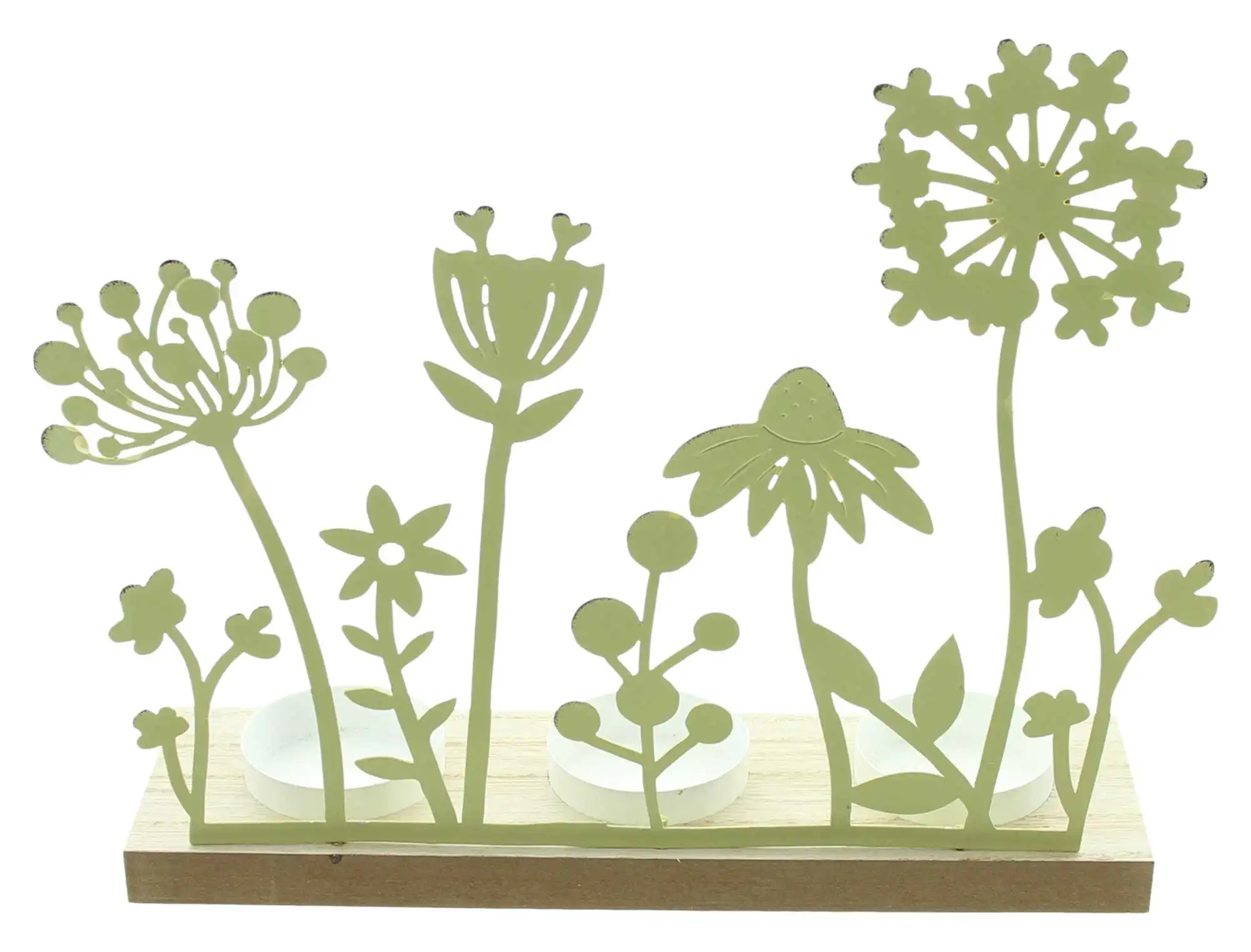 Teelichthalter "Blumenwiese"  im Frank Flechtwaren Online Shop für Teelichthalter kaufen