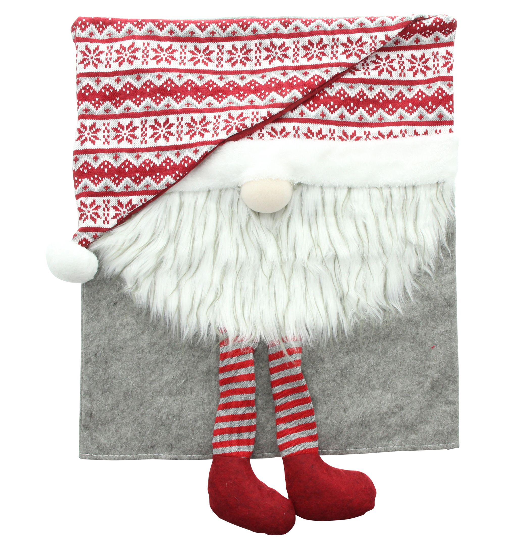 Stuhlhusse "Weihnachtswichtel"  im Frank Flechtwaren Online Shop für Weihnachten kaufen