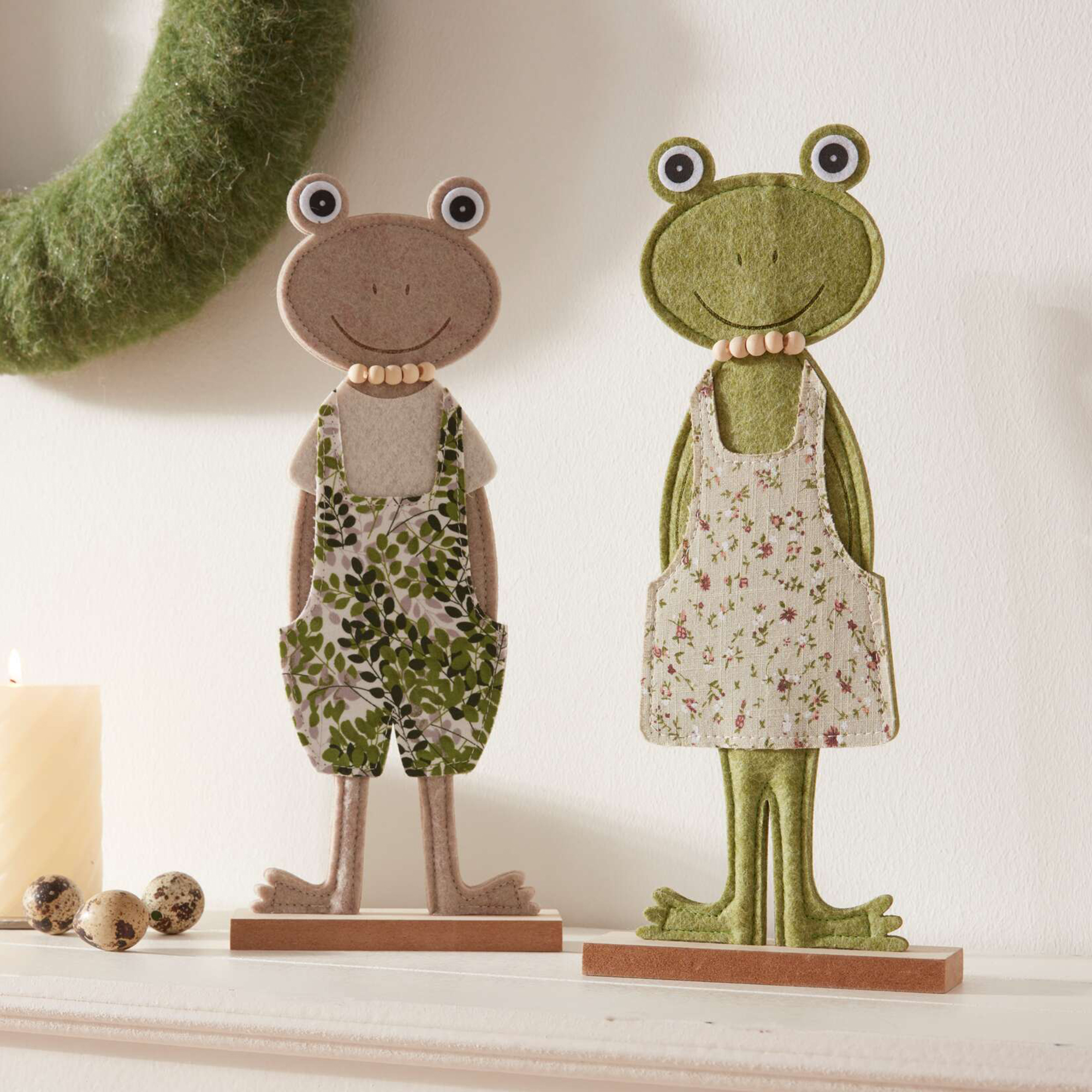 Acheter Lot de 2 grenouilles "Casual"  dans la boutique en ligne de Frank Flechtwaren