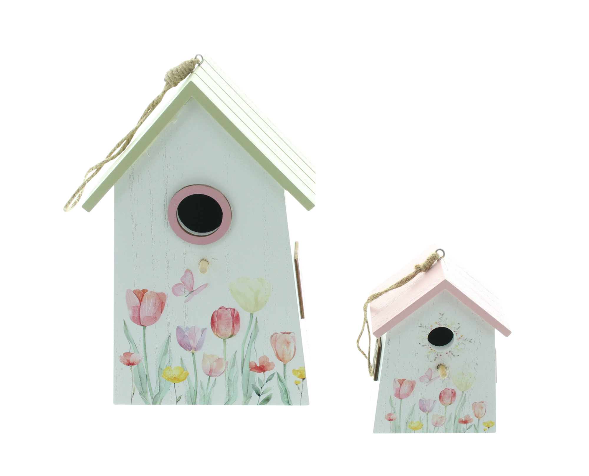 Dekohänger "Vogelhaus", 2er Set  im Frank Flechtwaren Online Shop für Dekohänger kaufen