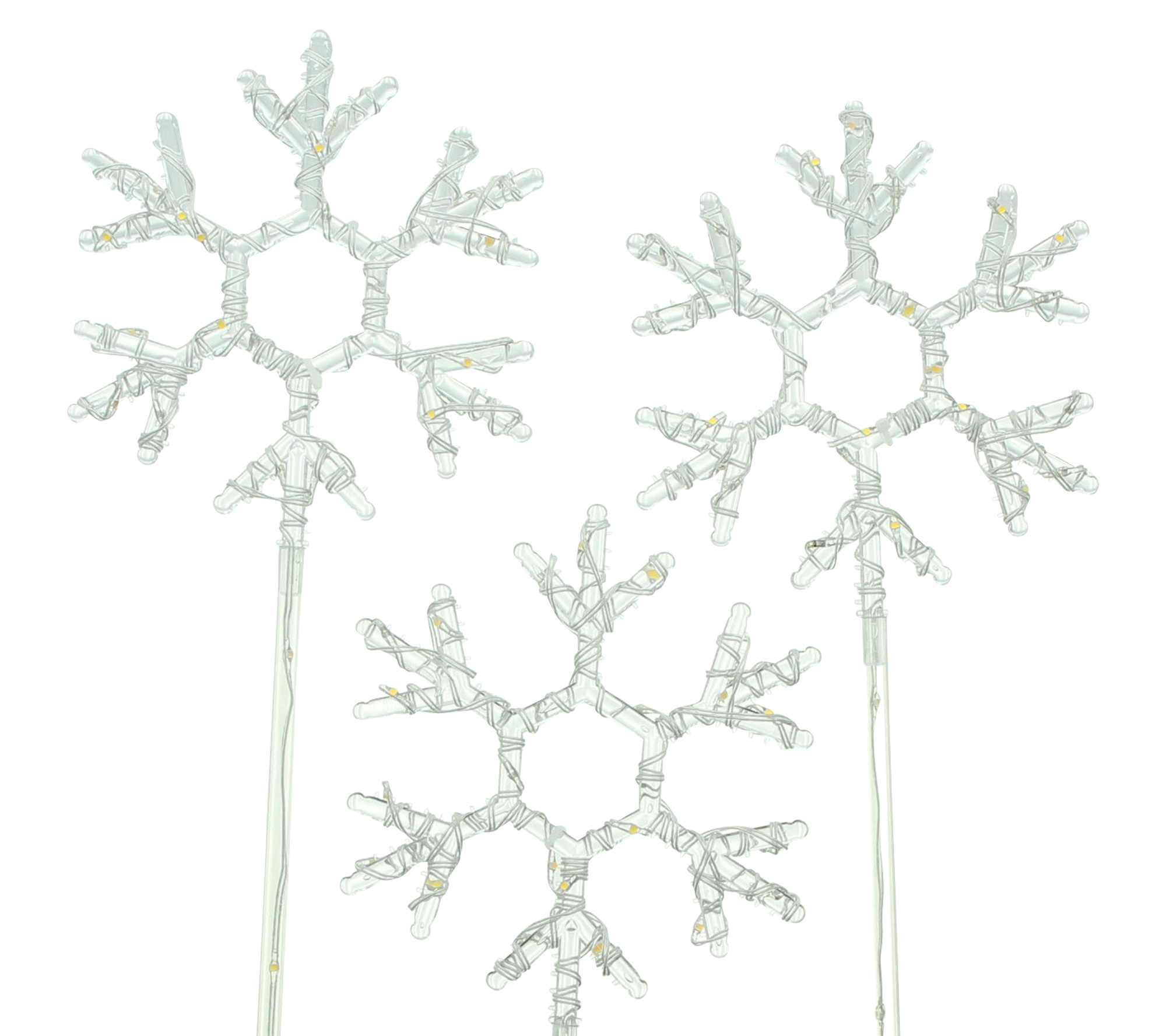 LED-Stecker "Schneeflocke"  im Frank Flechtwaren Online Shop für Titelserie Weihnachten kaufen