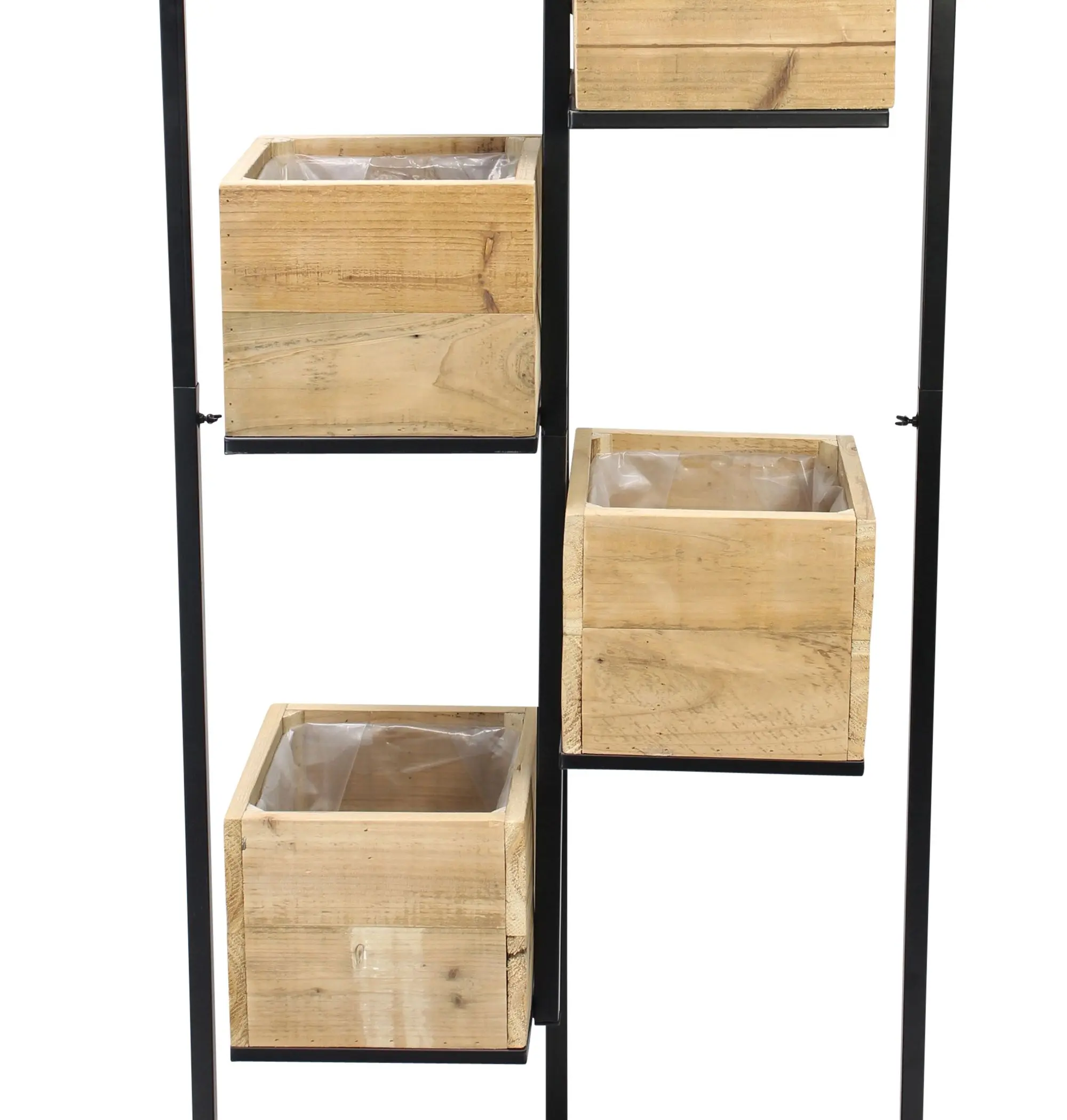 Pflanzregal "Recycling Wood"  im Frank Flechtwaren Online Shop für Regale für den Garten kaufen