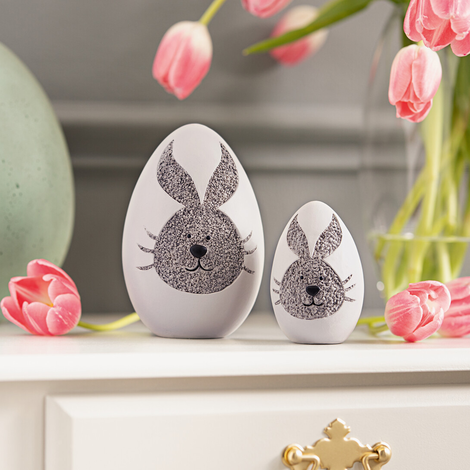 Ei "Hase", 2er Set  im Frank Flechtwaren Online Shop kaufen