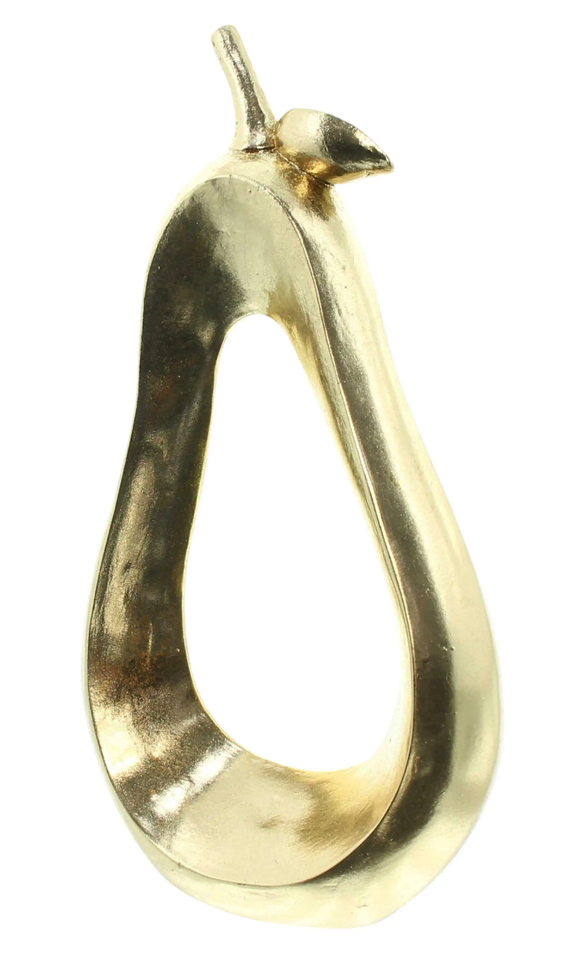Birne "Gold"  im Frank Flechtwaren Online Shop für Dekofiguren kaufen