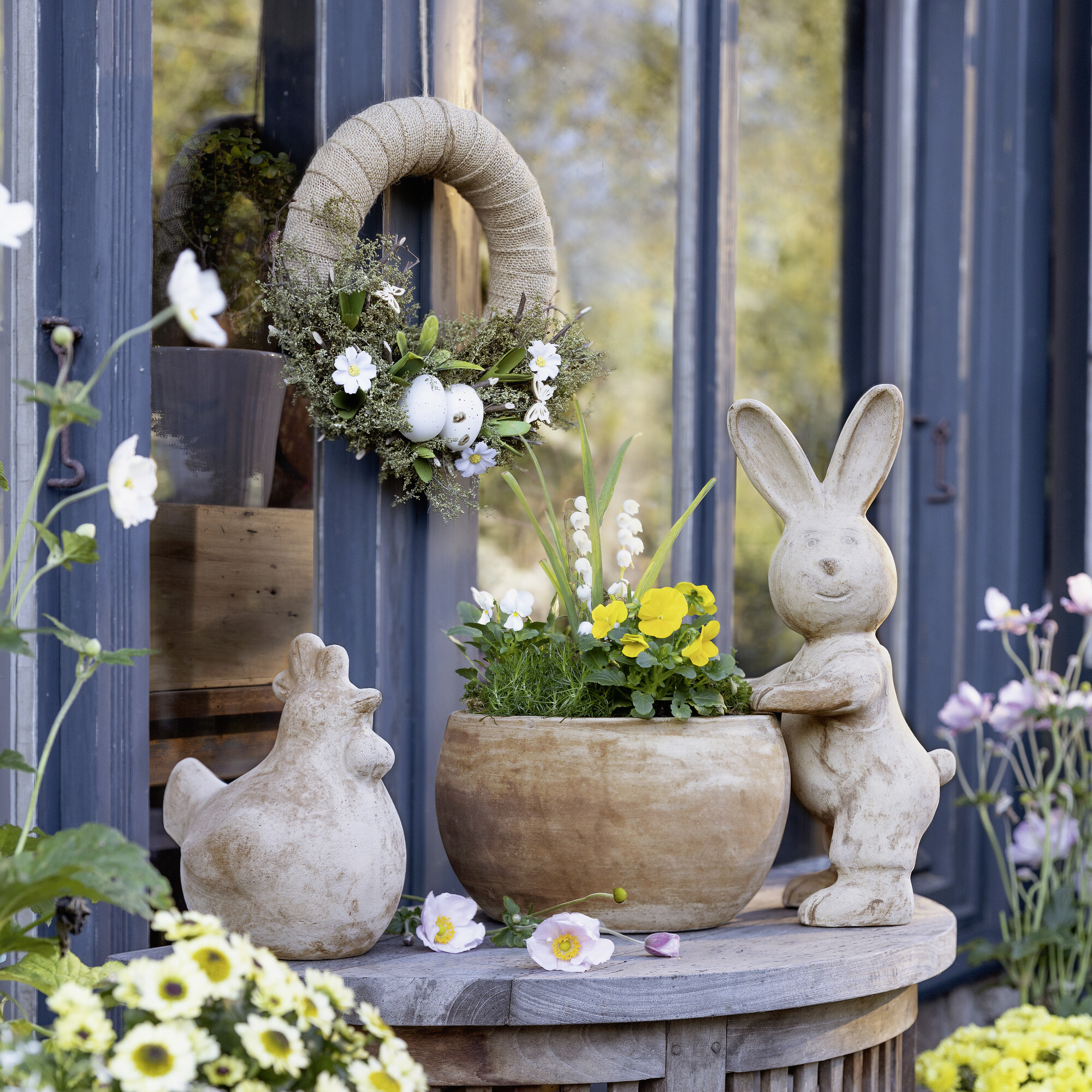 Kranz "Ostergarten" im Frank Flechtwaren Online Shop für Ostern kaufen Kranz "Ostergarten" im Frank Flechtwaren Online Shop für Ostern kaufen