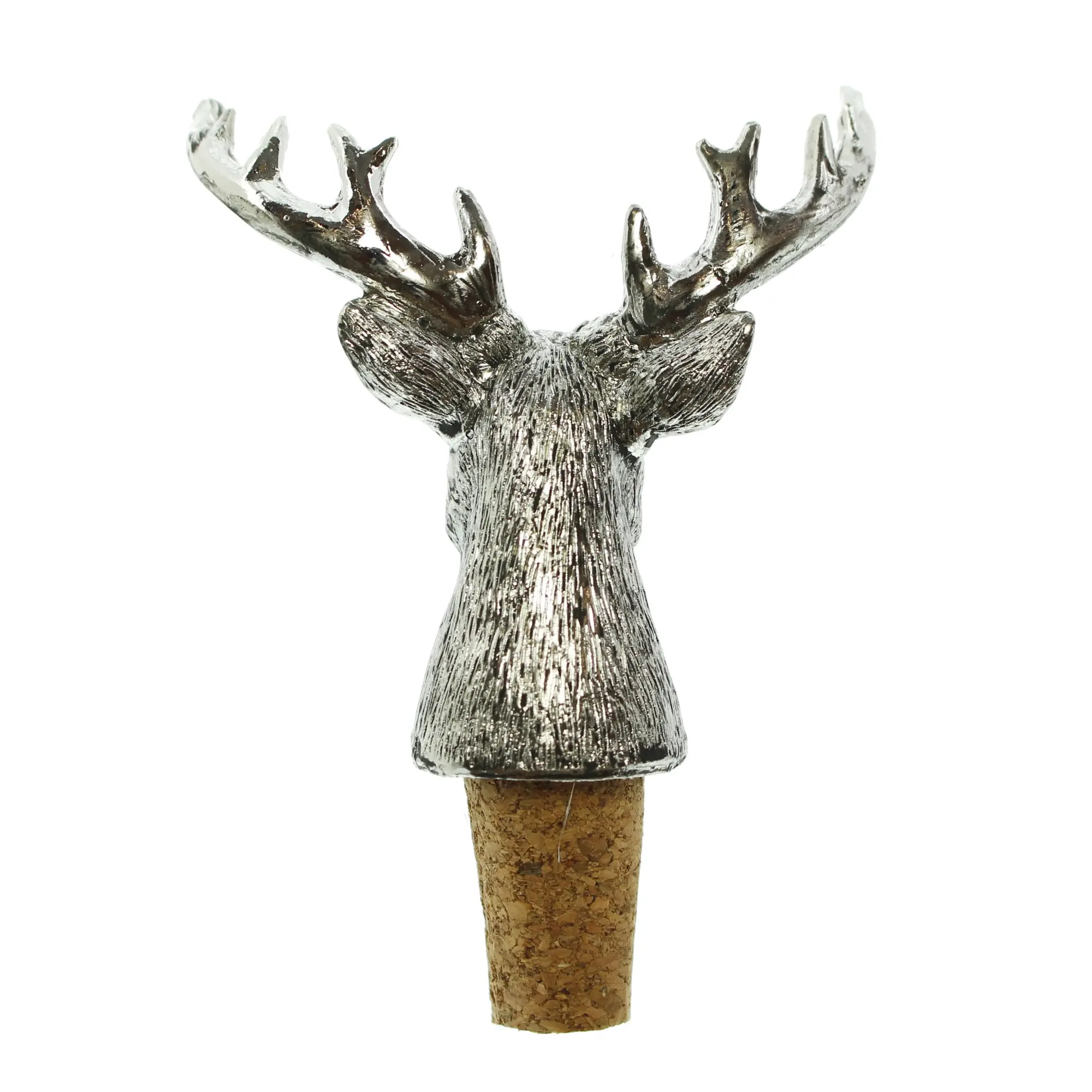 Flaschenkorken "Silberhirsch", 2er Set  im Frank Flechtwaren Online Shop für Herbst kaufen