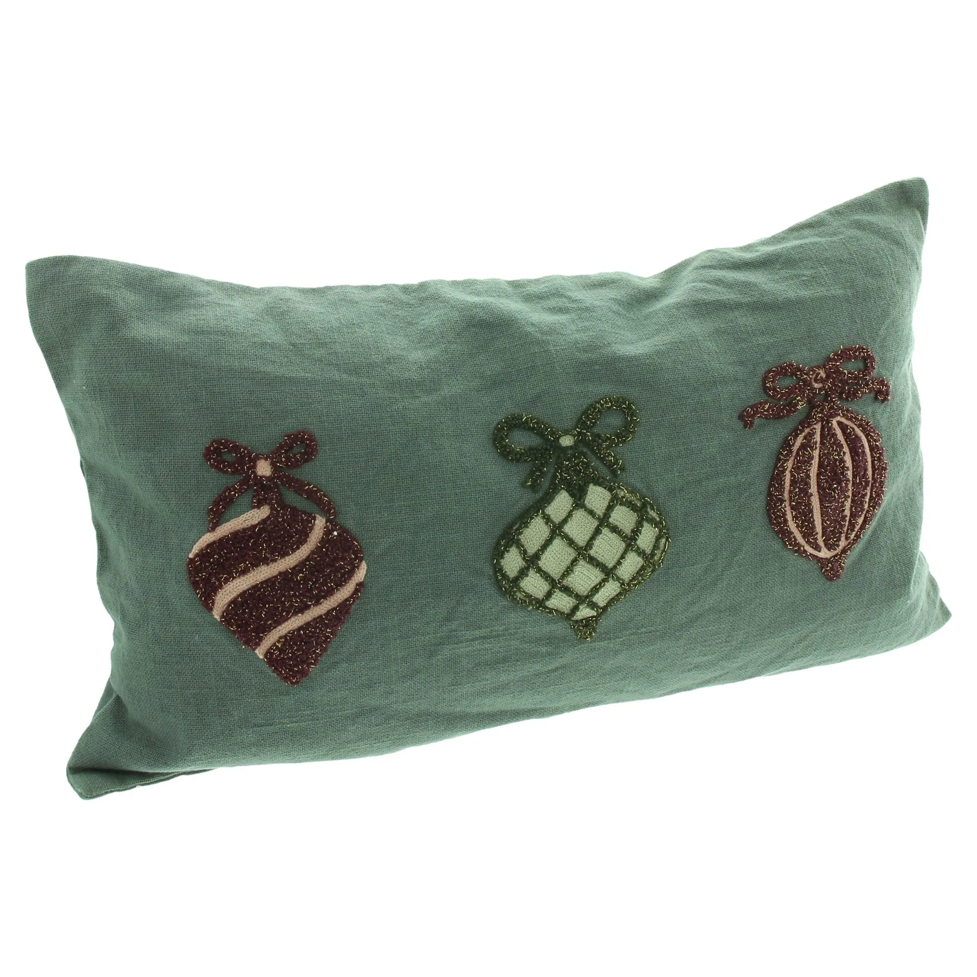 Kissenhülle "Weihnachtsschmuck"  im Frank Flechtwaren Online Shop für Weihnachtliche Kissen &amp; Kissenhüllen kaufen