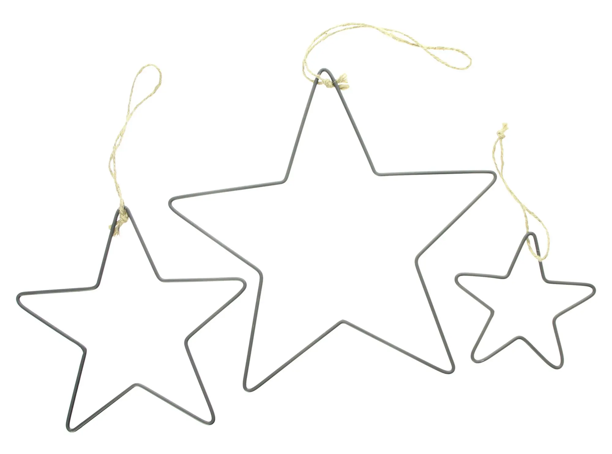 Hänger "Stern", 3er Set im Frank Flechtwaren Online Shop für Dekohänger kaufen Hänger "Stern", 3er Set im Frank Flechtwaren Online Shop für Dekohänger kaufen