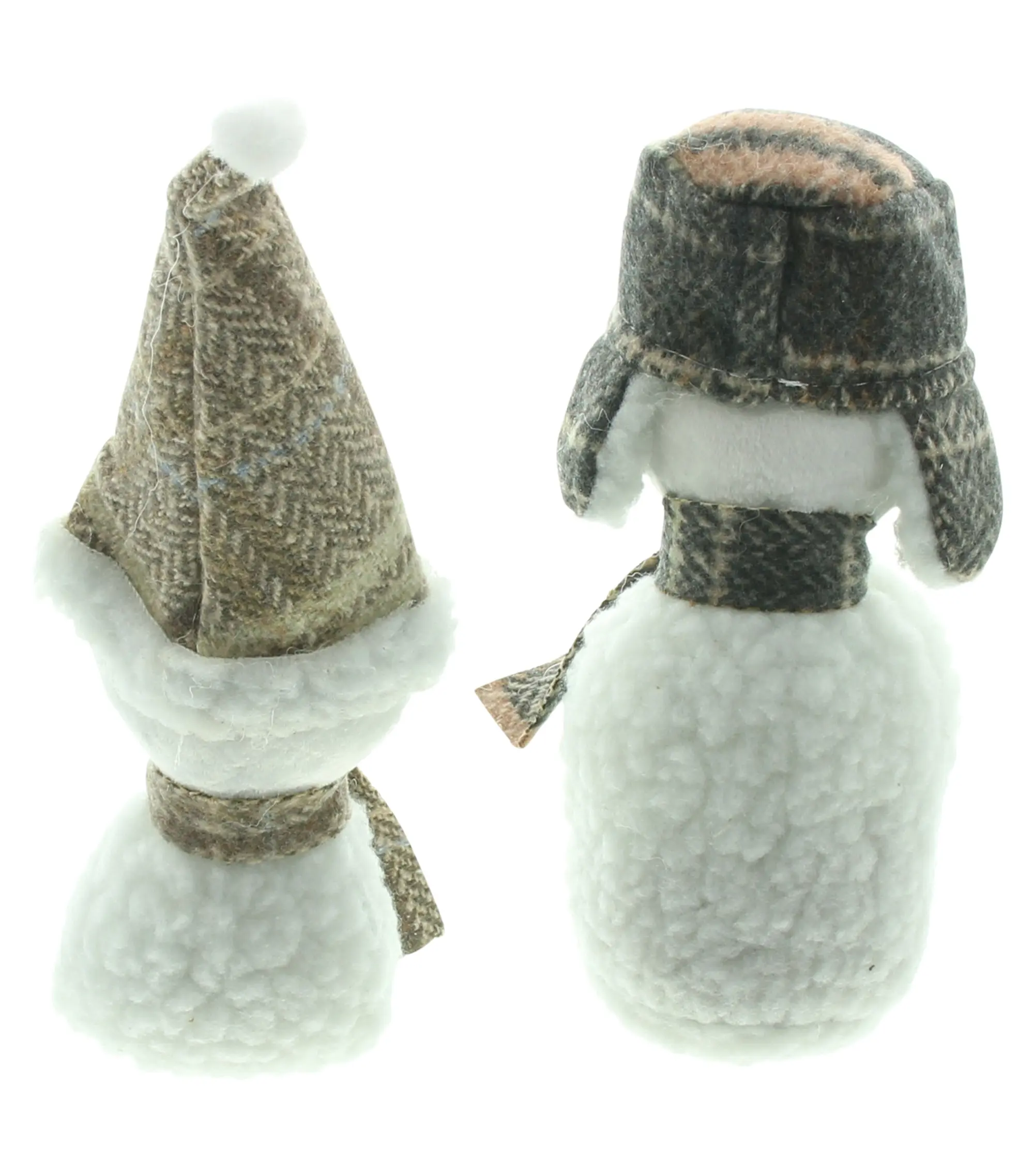 Schneemann "Mütze &amp; Schal", 2er Set  im Frank Flechtwaren Online Shop für Weihnachten kaufen