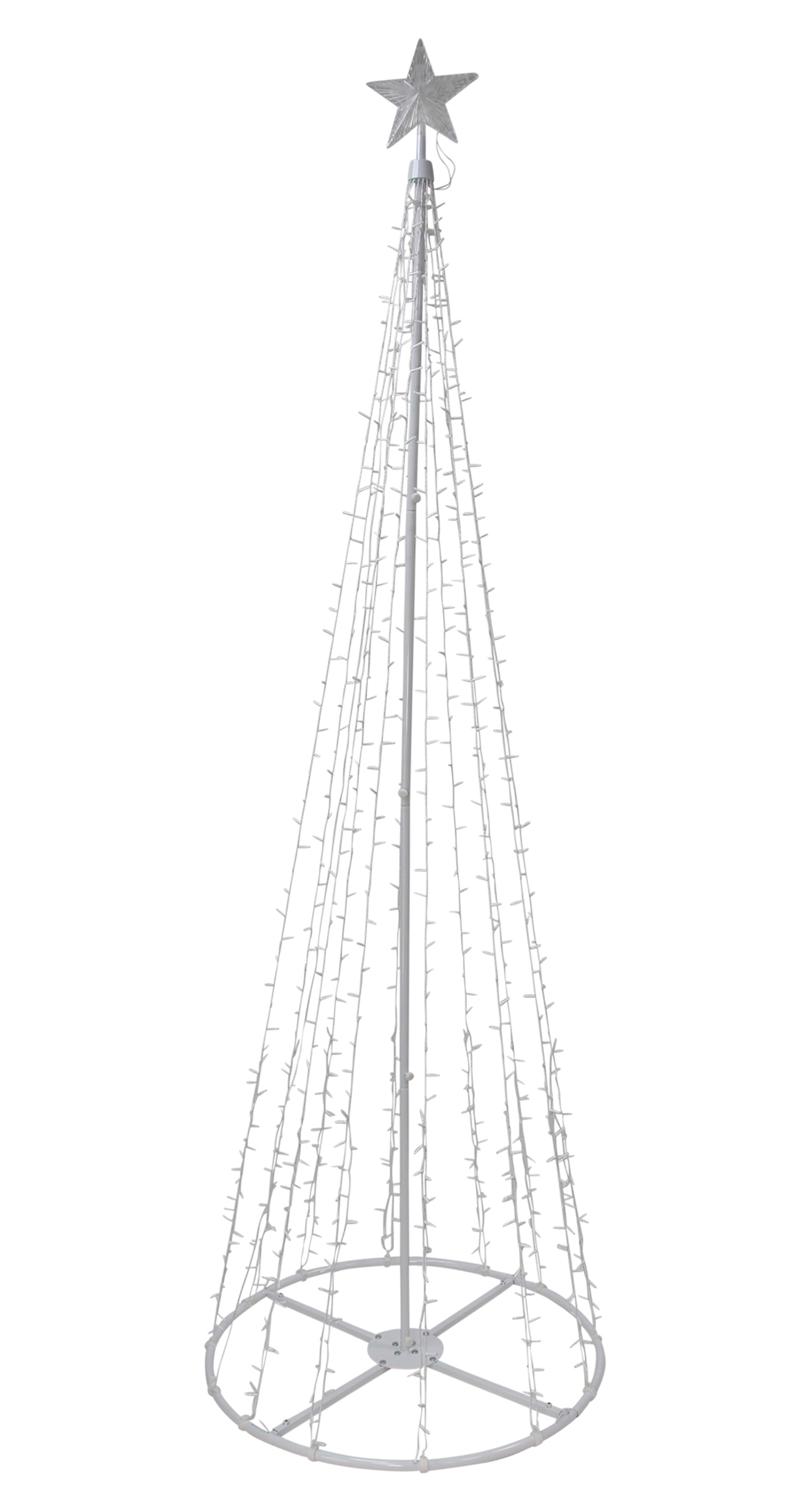 LED-Tanne "Kegel", riesengroß  im Frank Flechtwaren Online Shop für Gartendeko kaufen