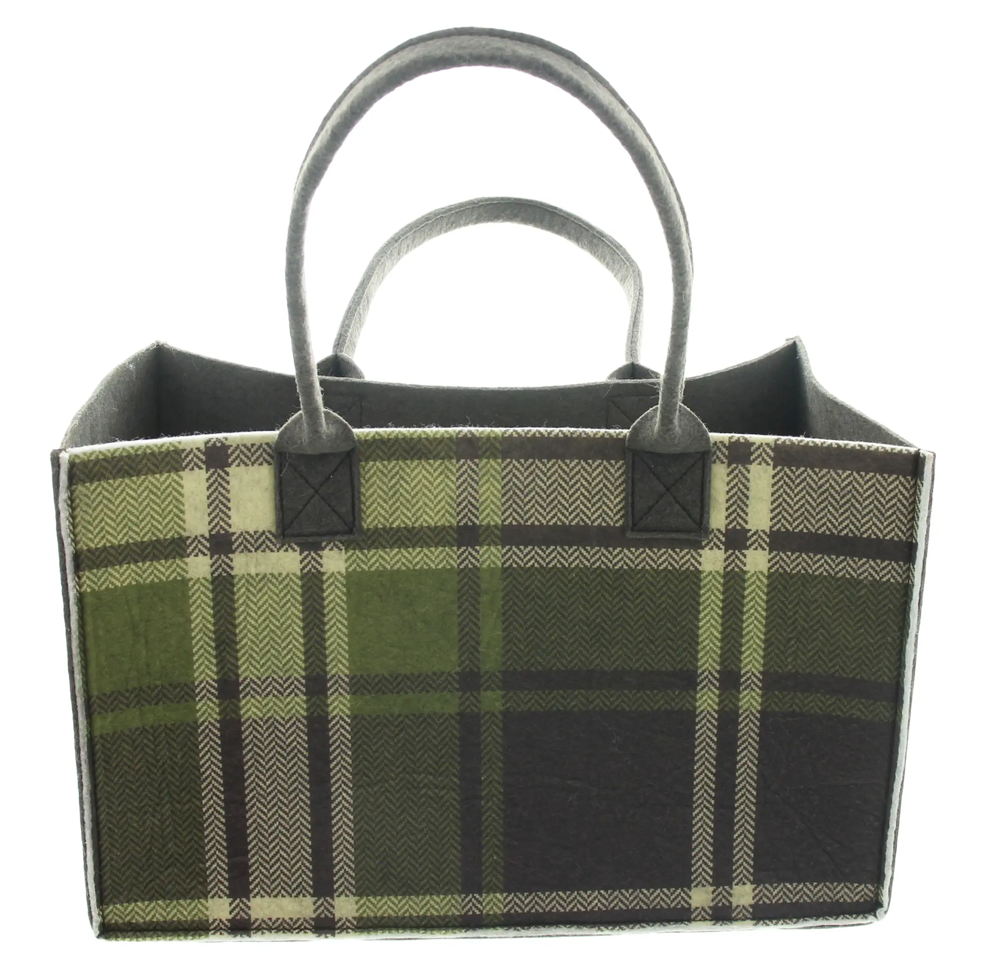 Tasche "Grün kariert" im Frank Flechtwaren Online Shop für Taschen kaufen Tasche "Grün kariert" im Frank Flechtwaren Online Shop für Taschen kaufen