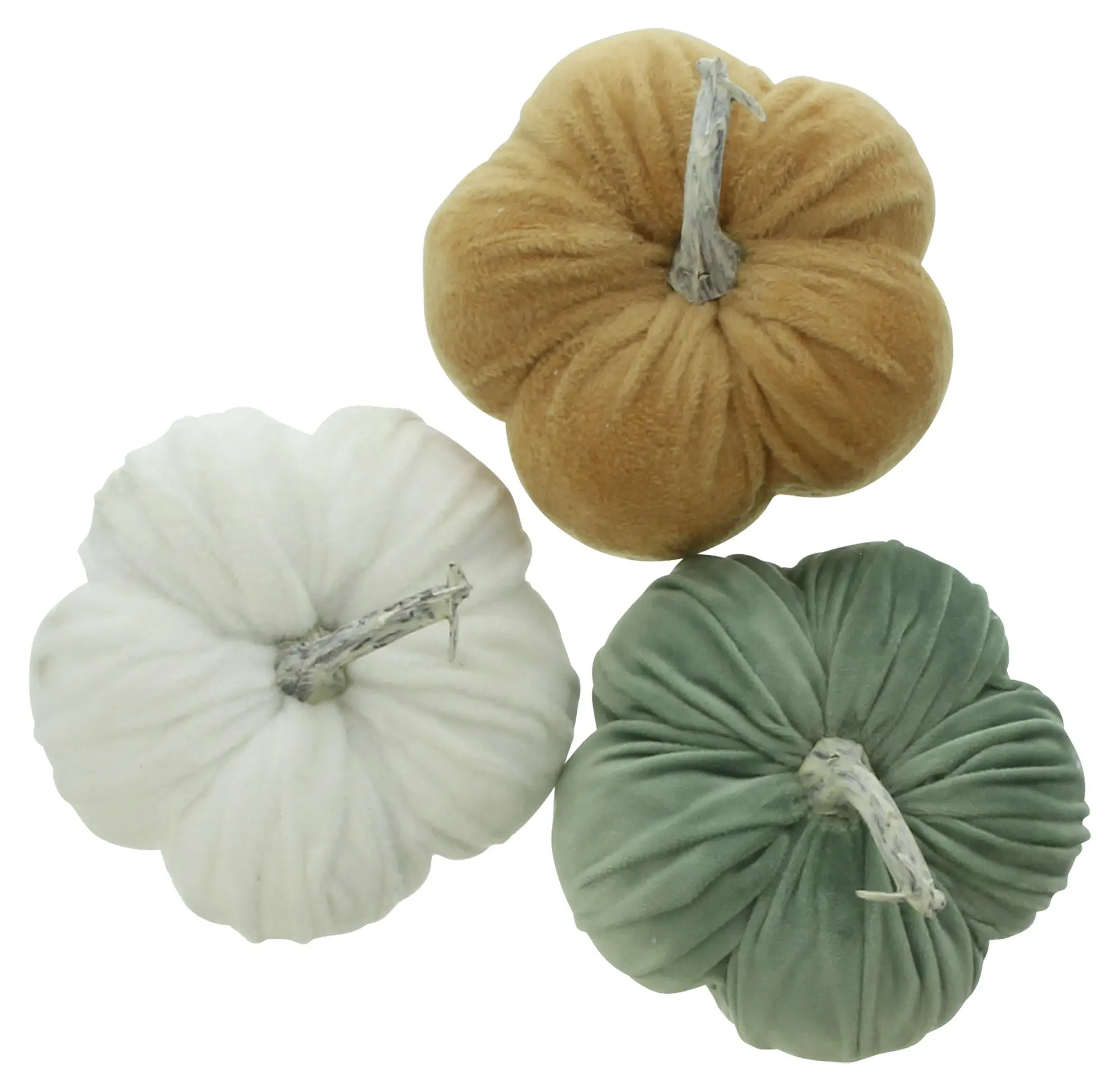 Herbstdeko "Samtkürbis", 3er Set im Frank Flechtwaren Online Shop für Dekokürbisse kaufen Herbstdeko "Samtkürbis", 3er Set im Frank Flechtwaren Online Shop für Dekokürbisse kaufen