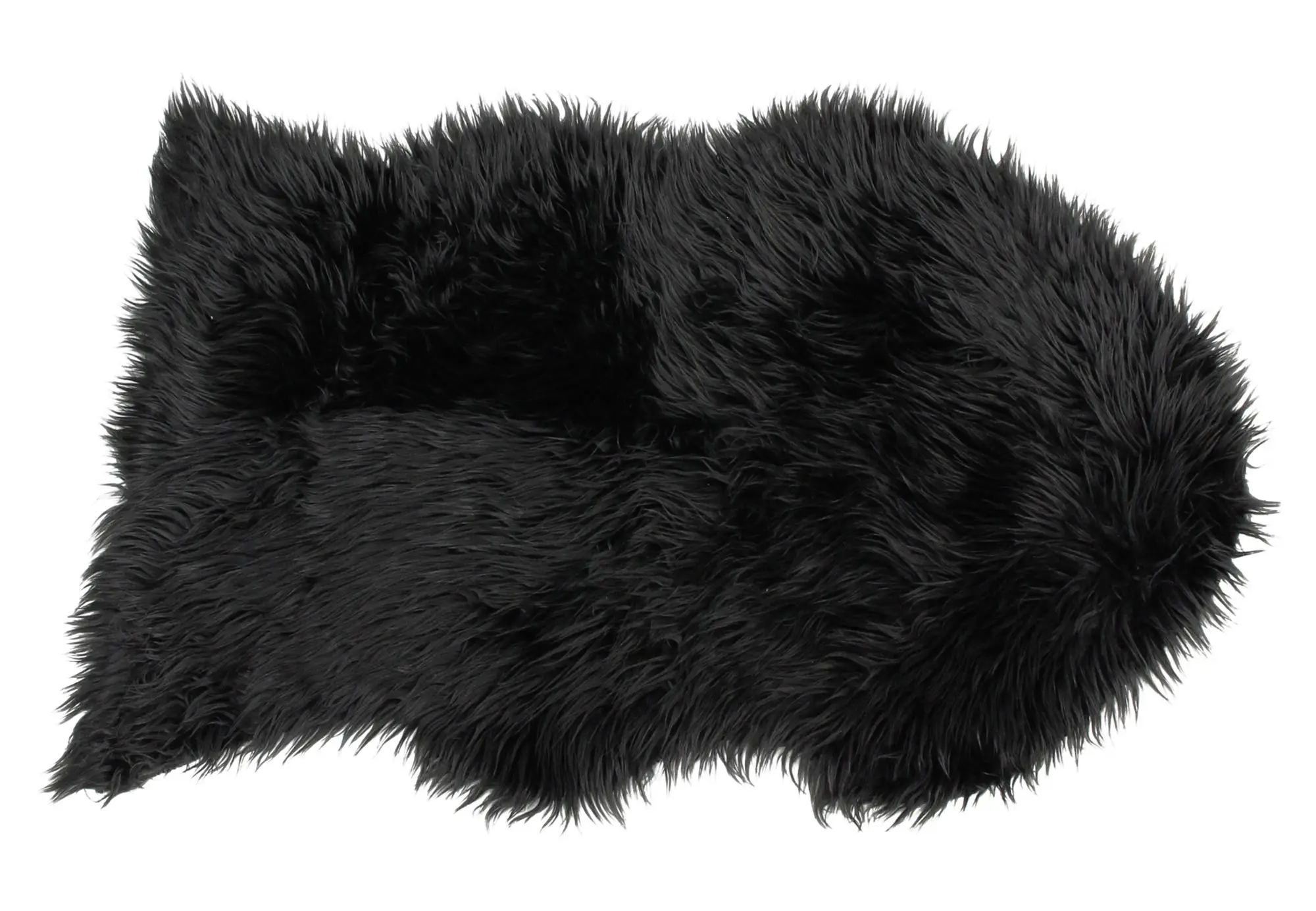 Kunstfell "Raven"  im Frank Flechtwaren Online Shop für Felle &amp; Kunstfelle kaufen