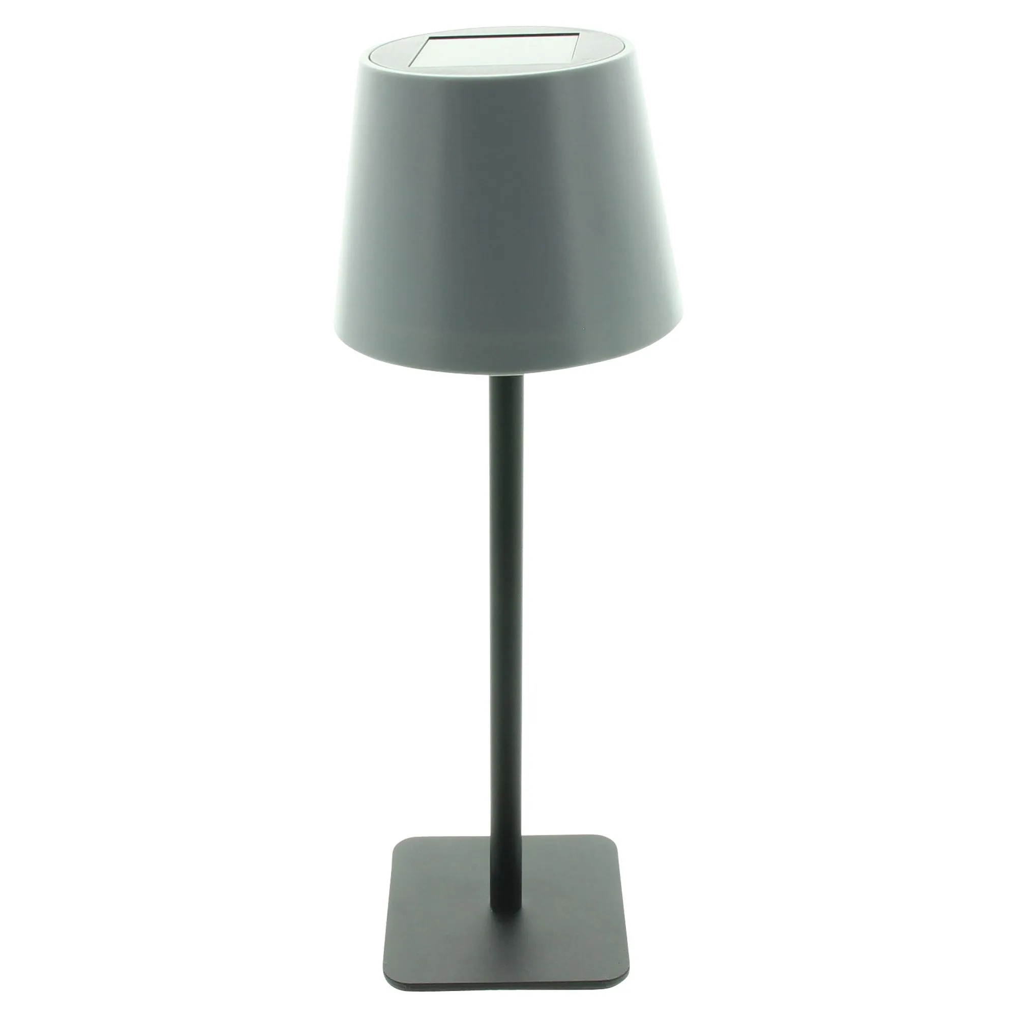 LED-Solar-Tischlampe "Grey"  im Frank Flechtwaren Online Shop für Solar-Beleuchtung kaufen