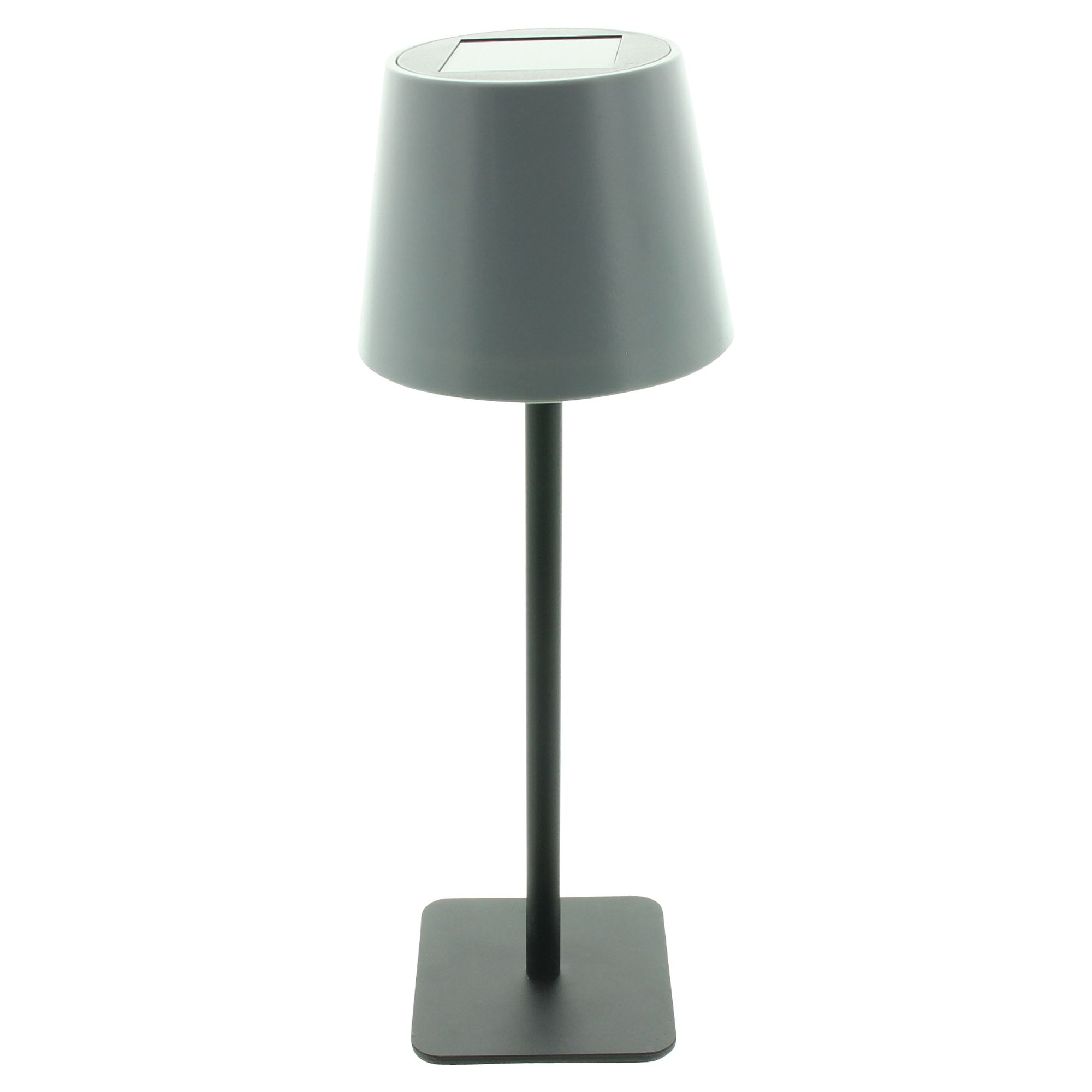 LED-Solar-Tischlampe "Grey"  im Frank Flechtwaren Online Shop für LED-Lampen kaufen