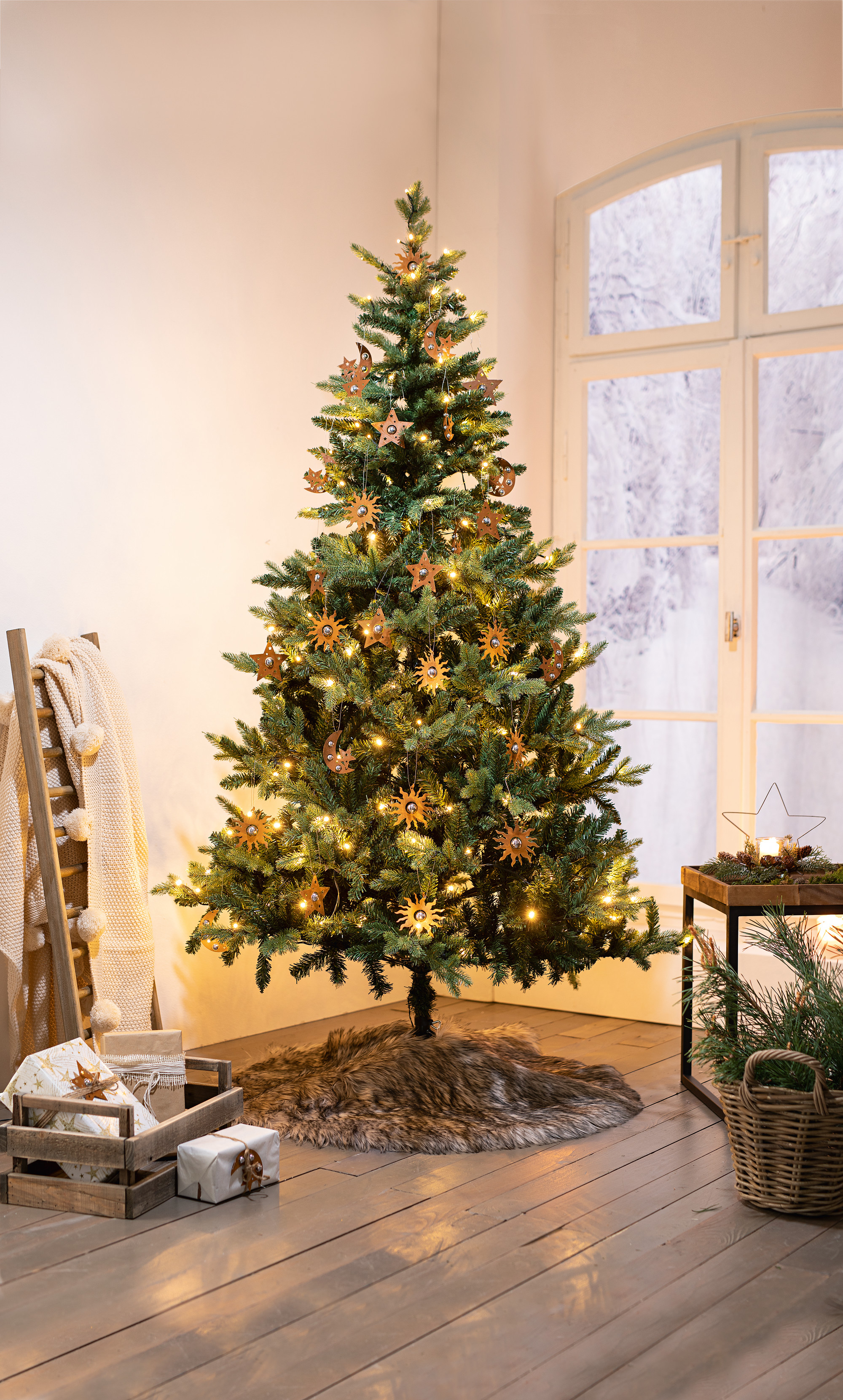 Christbaumdecke "Felloptik" im Frank Flechtwaren Online Shop für Weihnachten kaufen Christbaumdecke "Felloptik" im Frank Flechtwaren Online Shop für Weihnachten kaufen