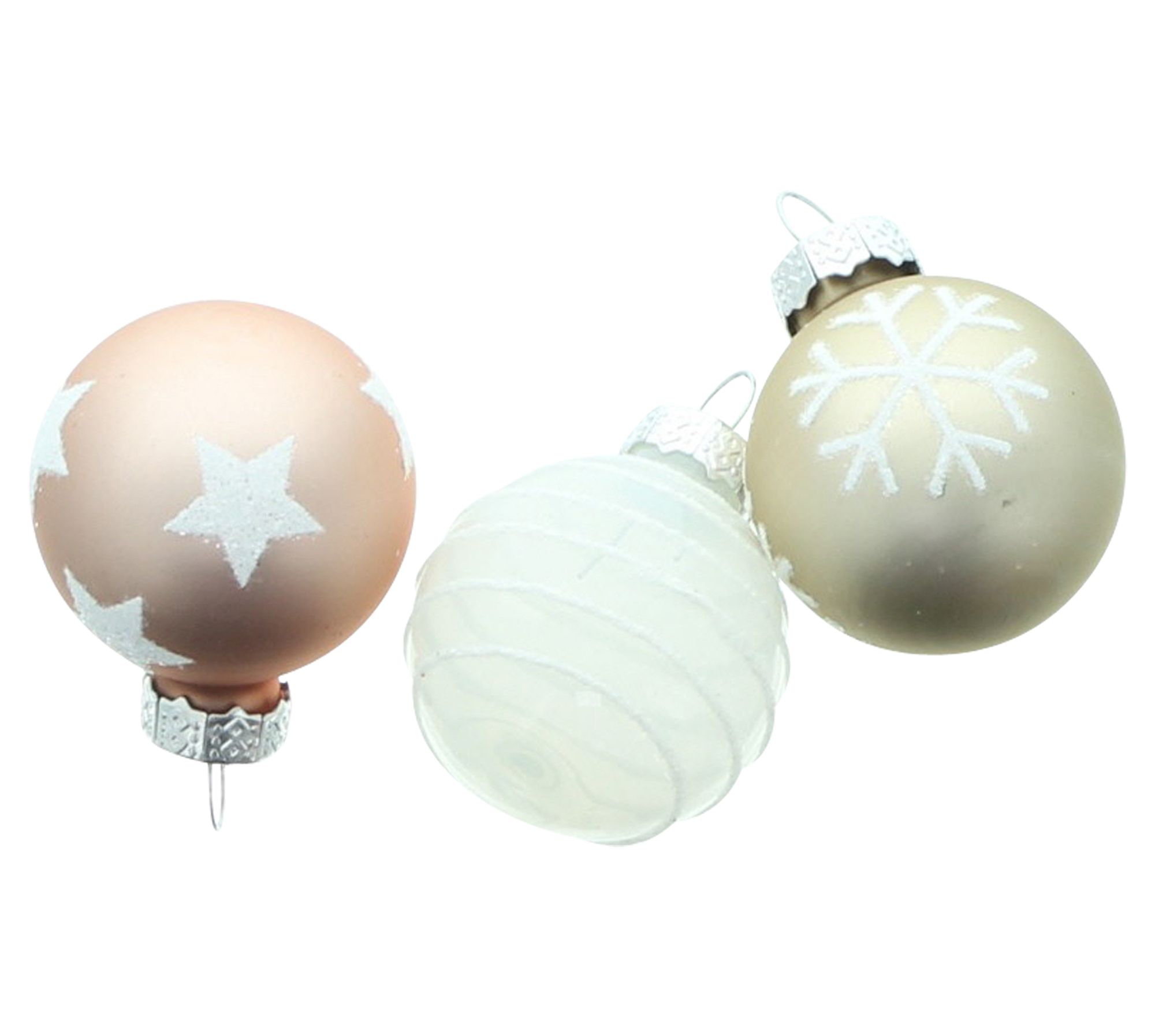 Christbaumschmuck "Stern &amp; Schneeflocke", 27er Set  im Frank Flechtwaren Online Shop für Dekohänger  kaufen