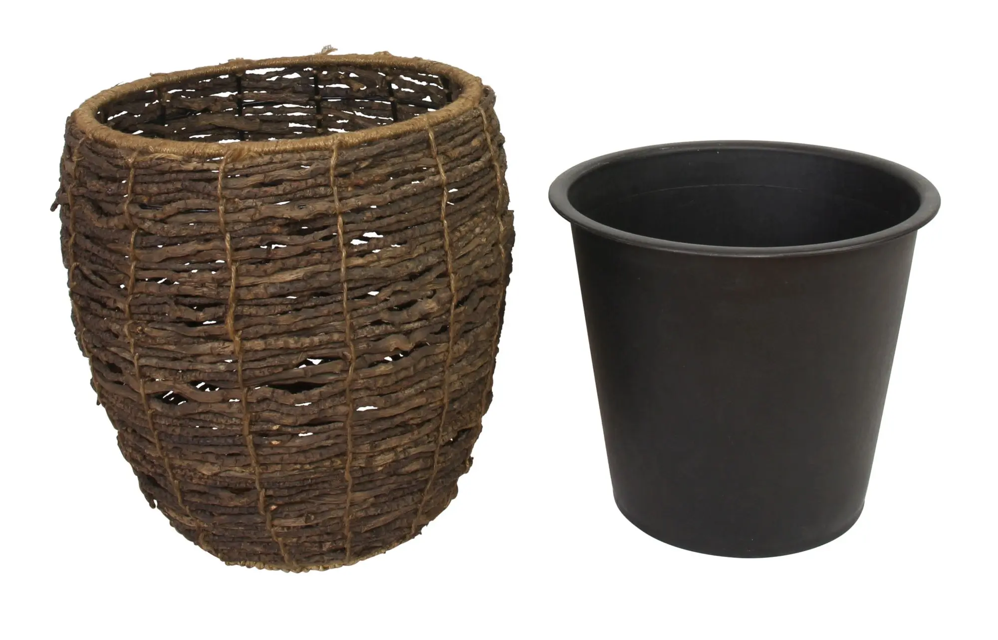 Übertopf "Kokos", 2er Set im Frank Flechtwaren Online Shop für Übertöpfe kaufen Übertopf "Kokos", 2er Set im Frank Flechtwaren Online Shop für Übertöpfe kaufen
