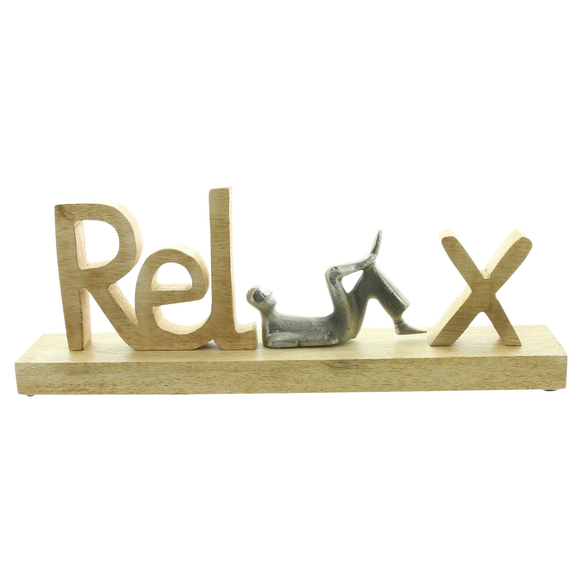 Schriftzug "Relax" im Frank Flechtwaren Online Shop für Dekofiguren kaufen Schriftzug "Relax" im Frank Flechtwaren Online Shop für Dekofiguren kaufen