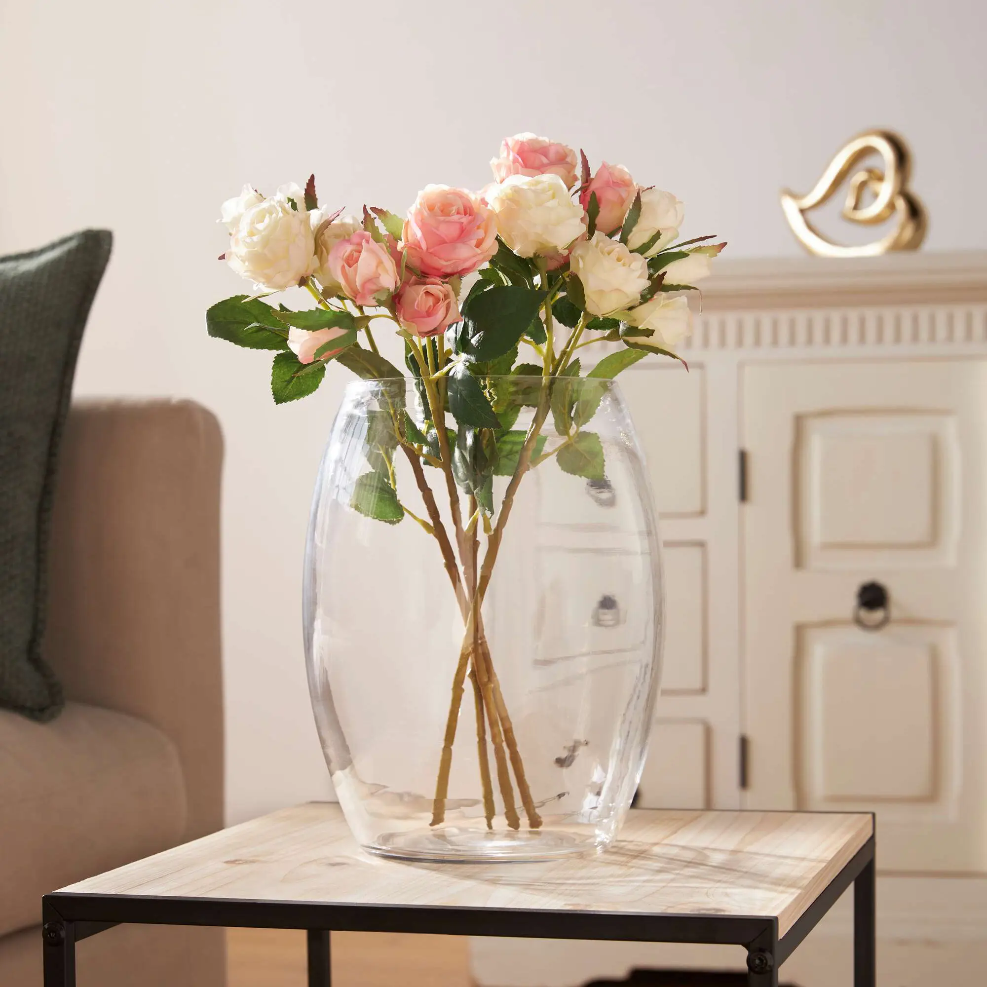 Kunstblume "Rosenliebe", 4er Set  im Frank Flechtwaren Online Shop kaufen
