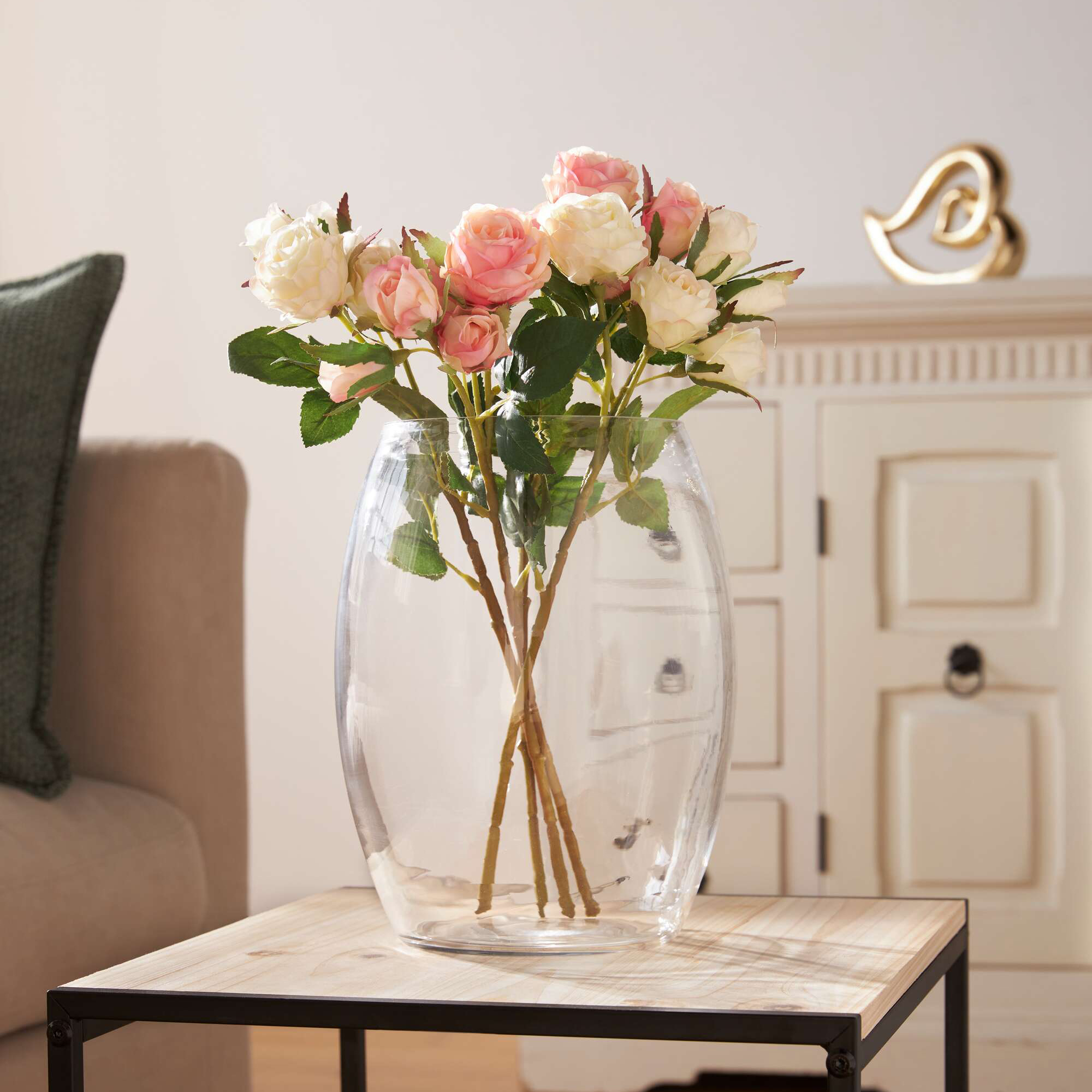 Kunstblume "Rosenliebe", 4er Set  im Frank Flechtwaren Online Shop kaufen
