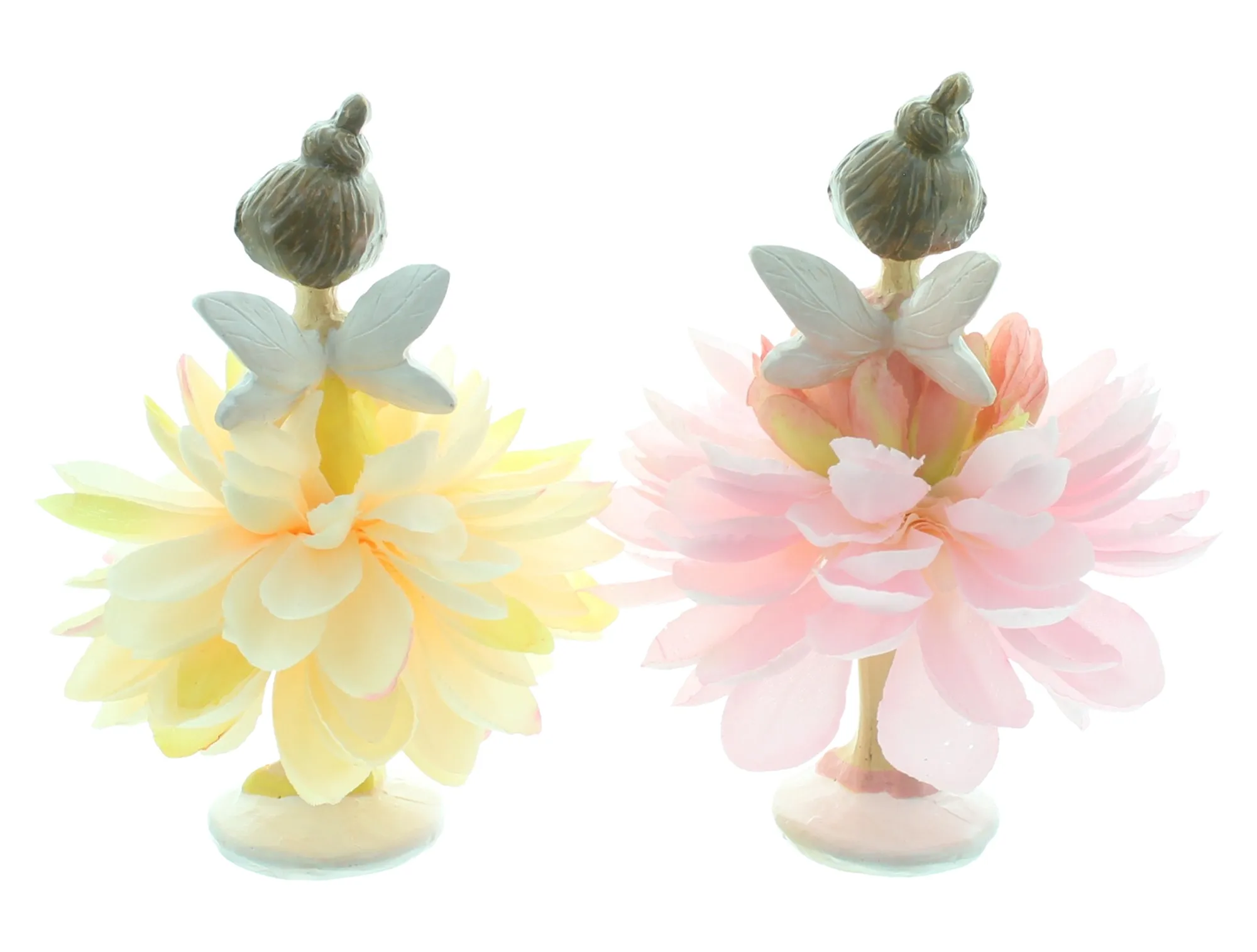 Dekofigur "Blumenfee", 2er Set  im Frank Flechtwaren Online Shop für Pastelltöne kaufen