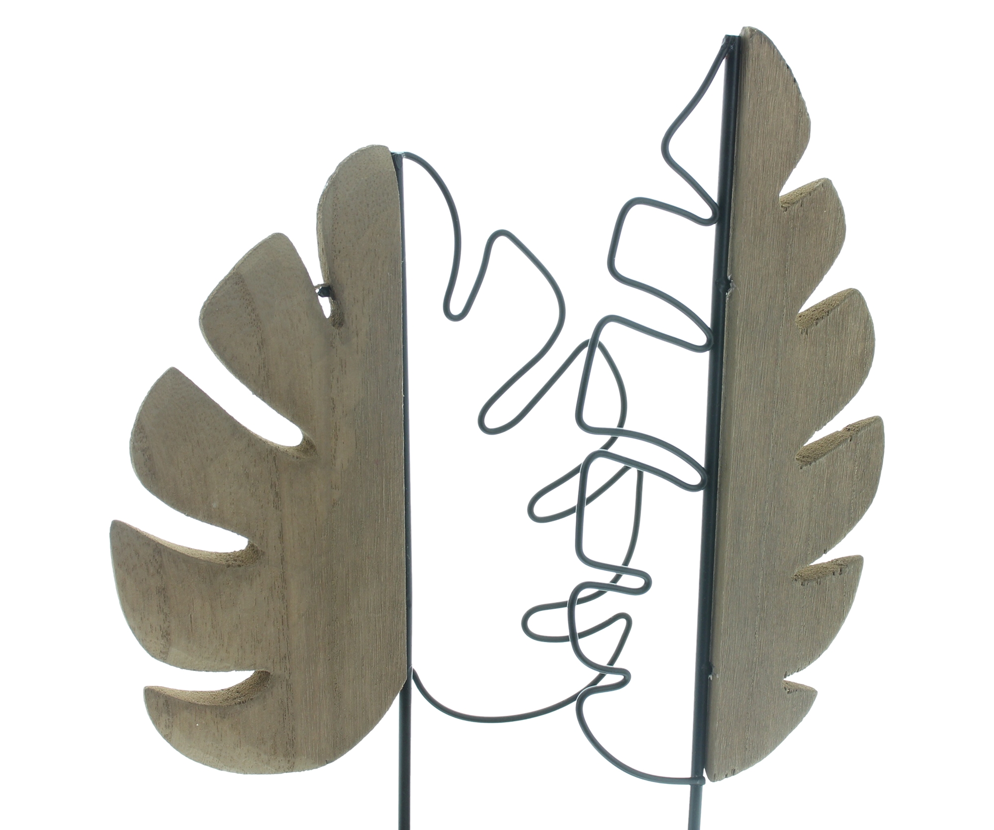 Dekoelement "Blätter", 2er Set  im Frank Flechtwaren Online Shop für Gerade eingetroffen kaufen