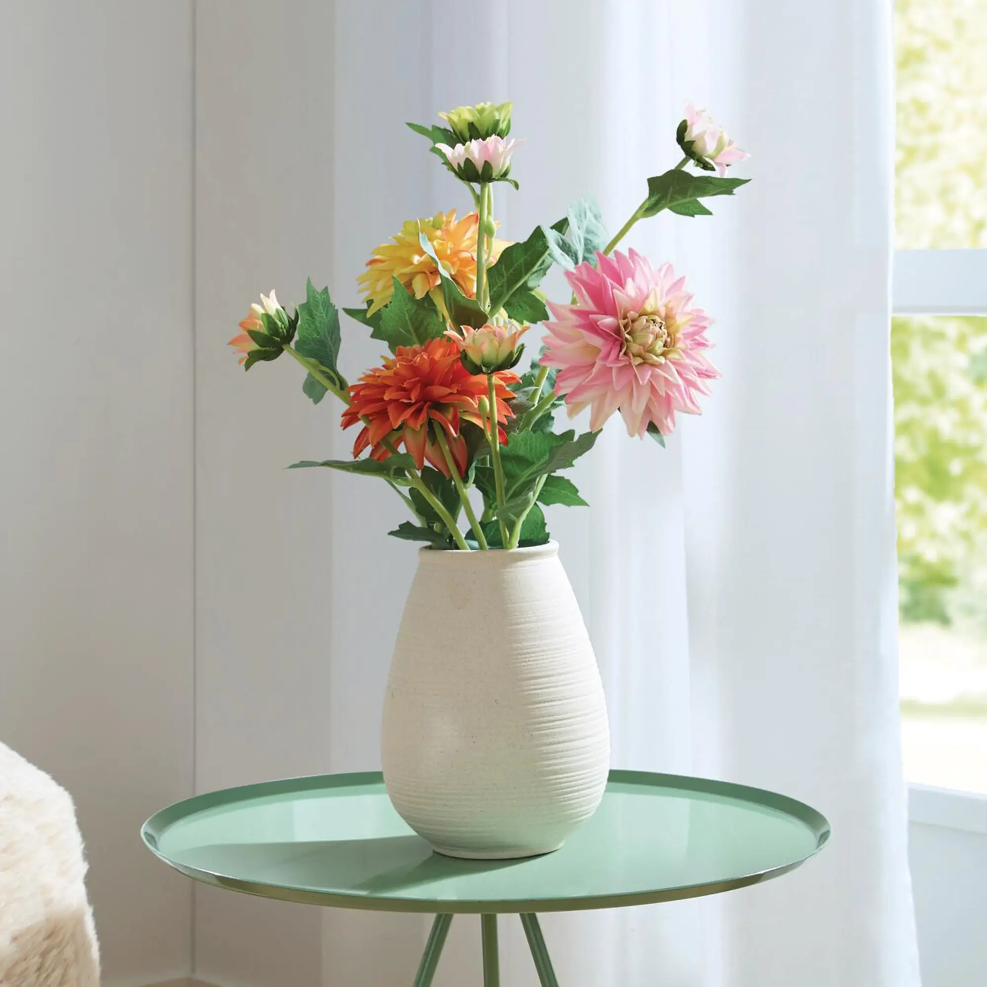 Kunstblume "Dahlien", 3er Set  im Frank Flechtwaren Online Shop kaufen