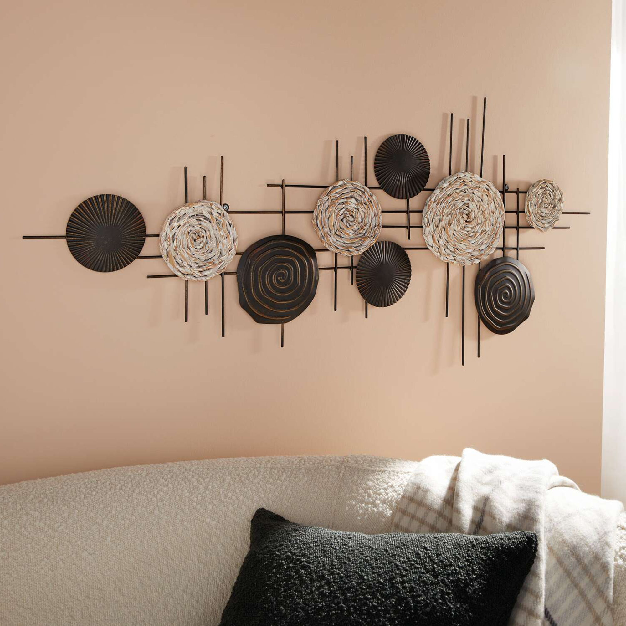 Wanddeko "Circles"  im Frank Flechtwaren Online Shop kaufen