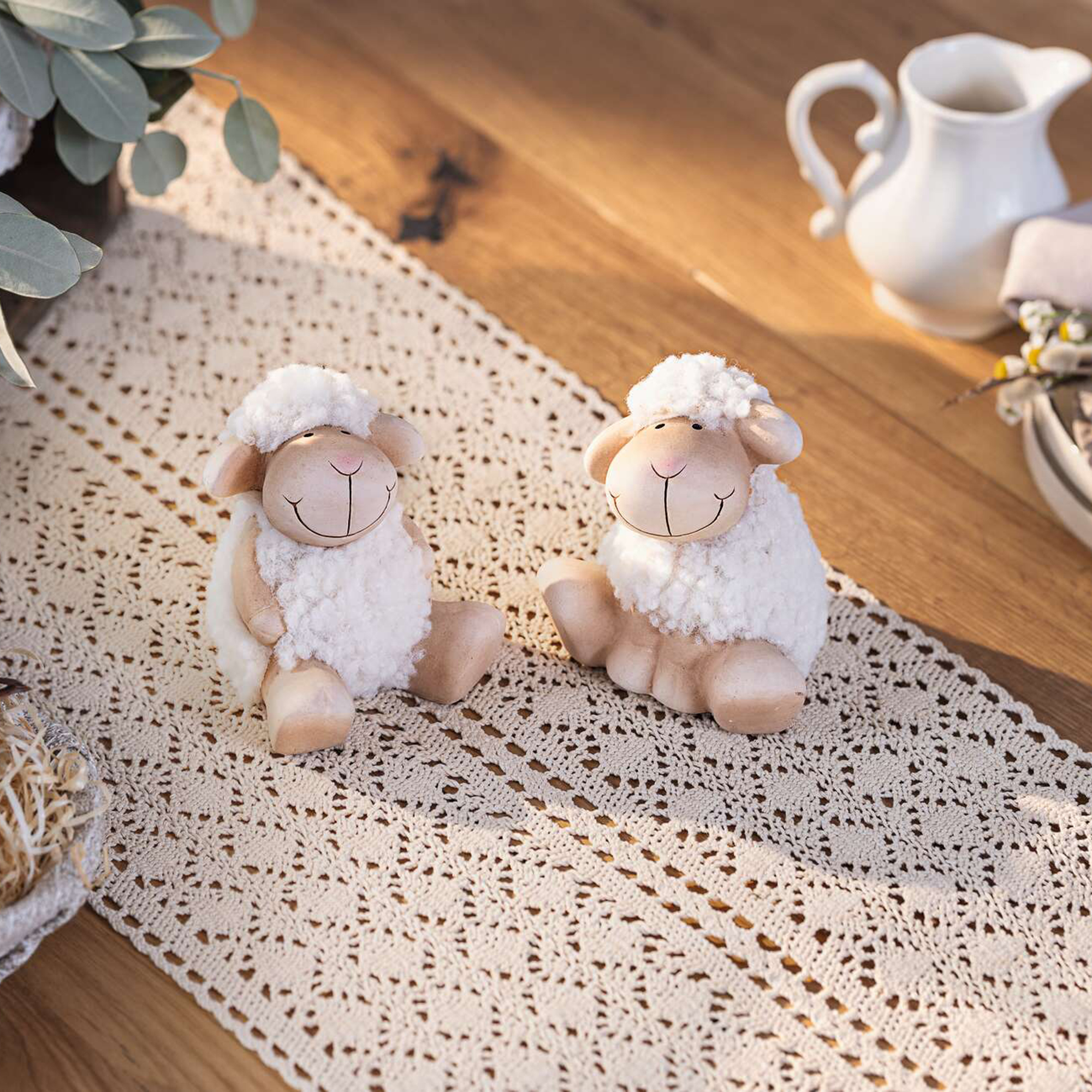 Figur "Schaf", 2er Set  im Frank Flechtwaren Online Shop kaufen