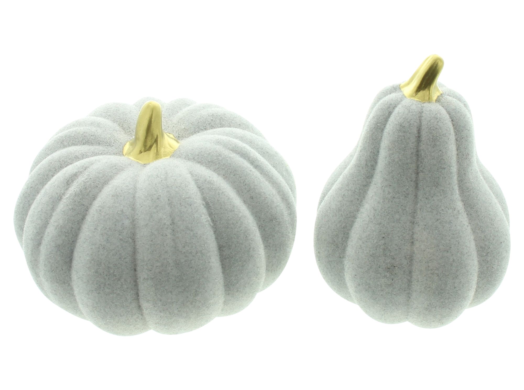 Kürbis "Grau", 2er Set  im Frank Flechtwaren Online Shop für Herbst kaufen
