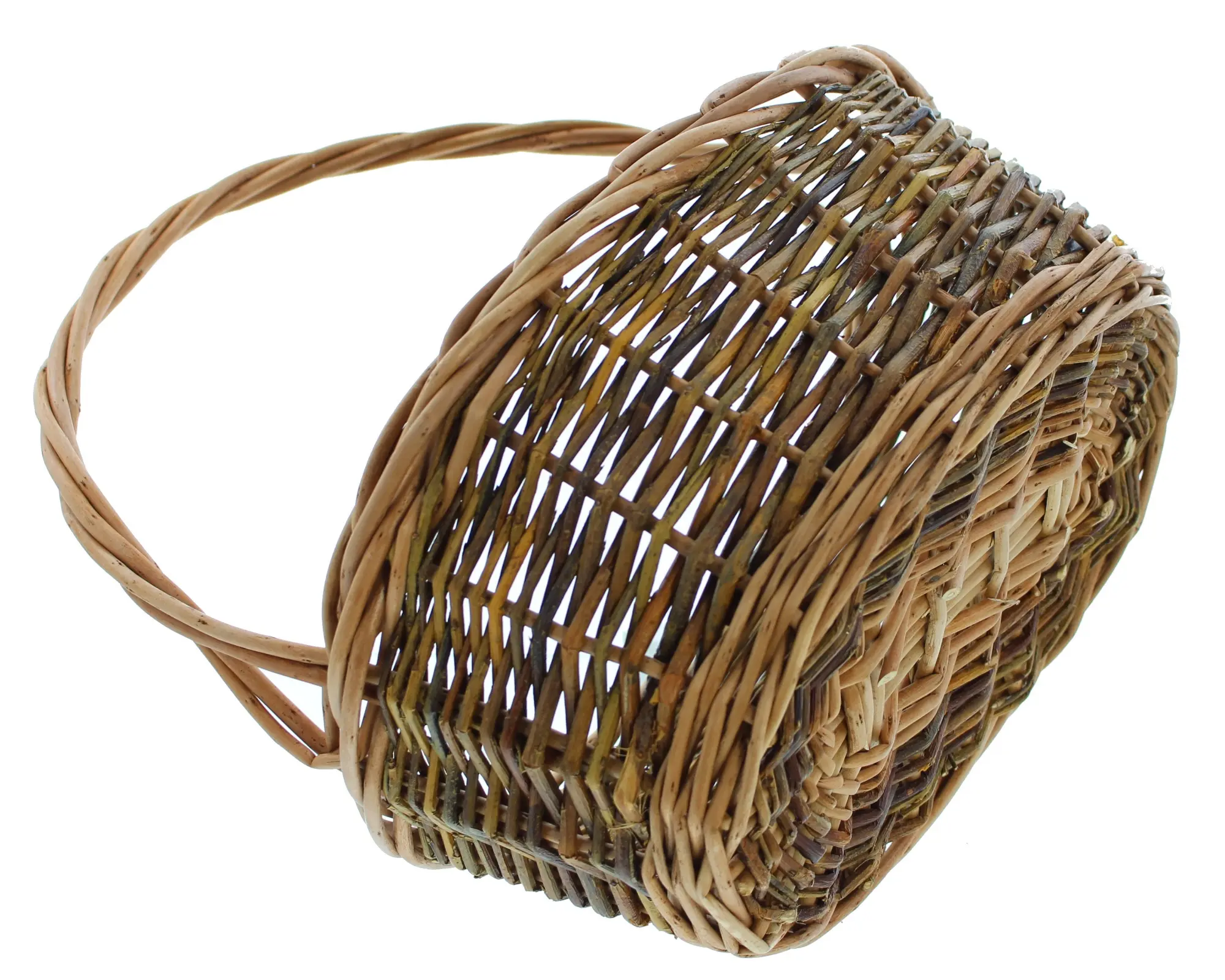 Bügelkorb "Zopfrand", 2er Set  im Frank Flechtwaren Online Shop für Präsentkörbe kaufen