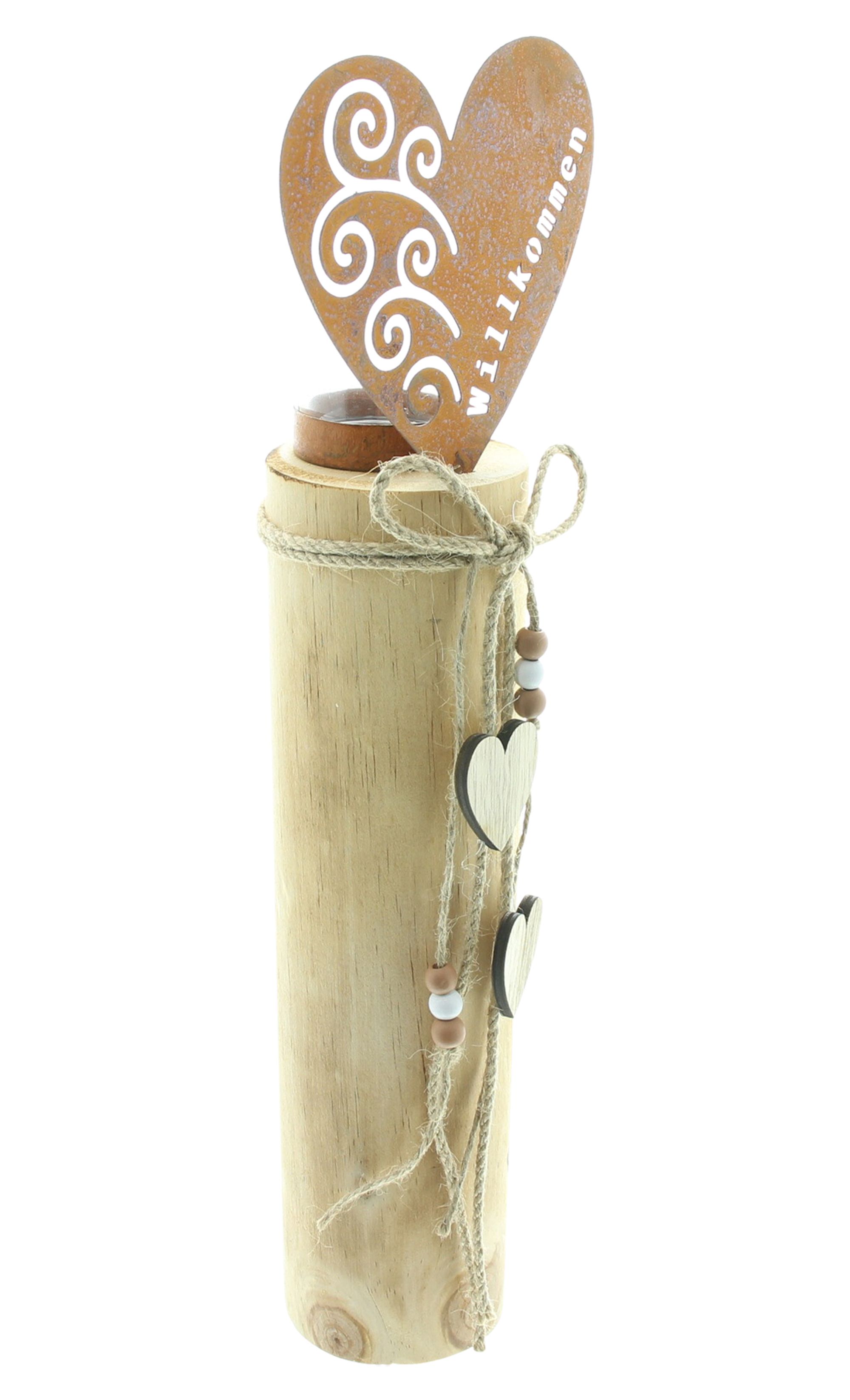 Windlichtsäule "Herz" im Frank Flechtwaren Online Shop für Ostern kaufen Windlichtsäule "Herz" im Frank Flechtwaren Online Shop für Ostern kaufen