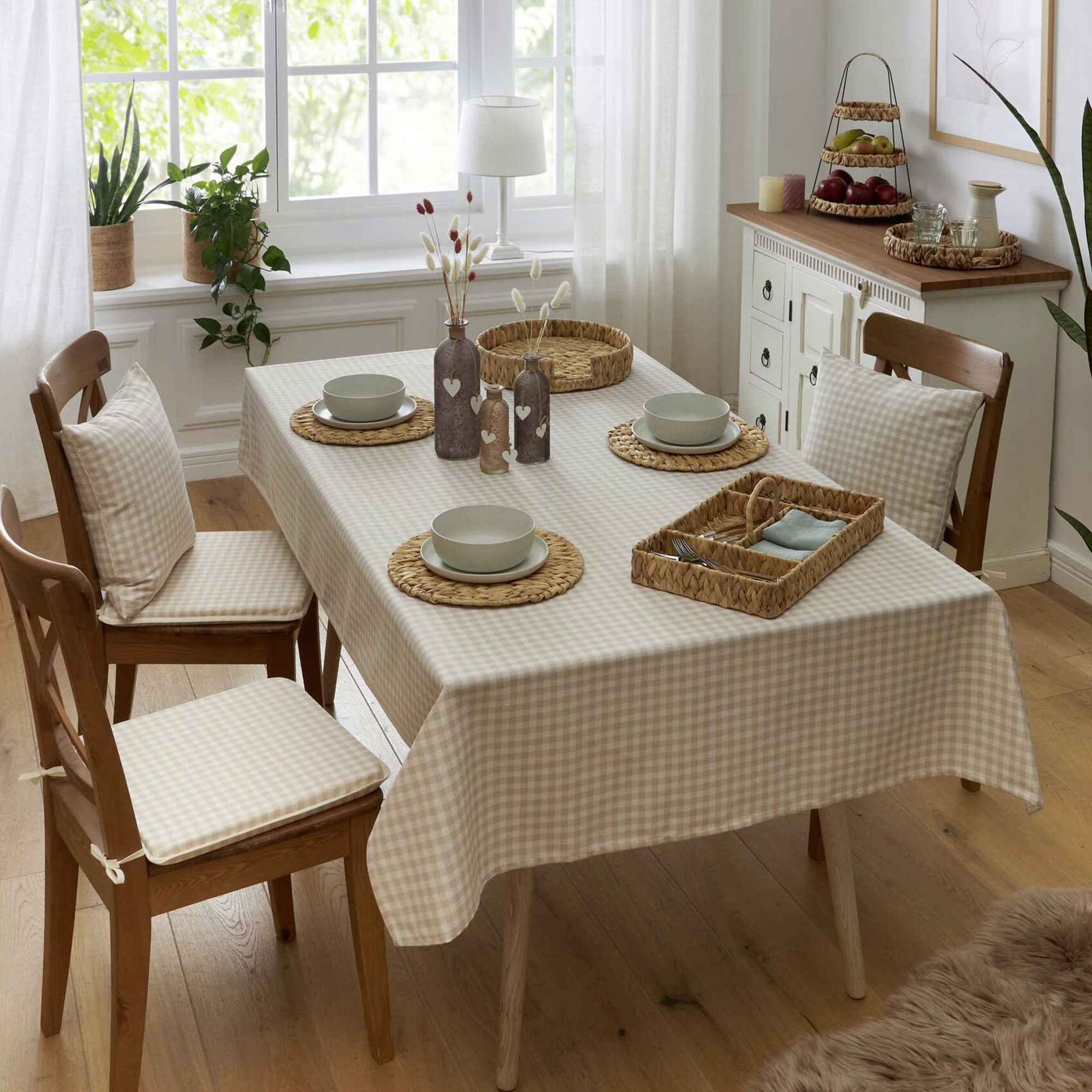 Tafeldecke "Maison naturelle" im Frank Flechtwaren Online Shop für Ostern kaufen Tafeldecke "Maison naturelle" im Frank Flechtwaren Online Shop für Ostern kaufen