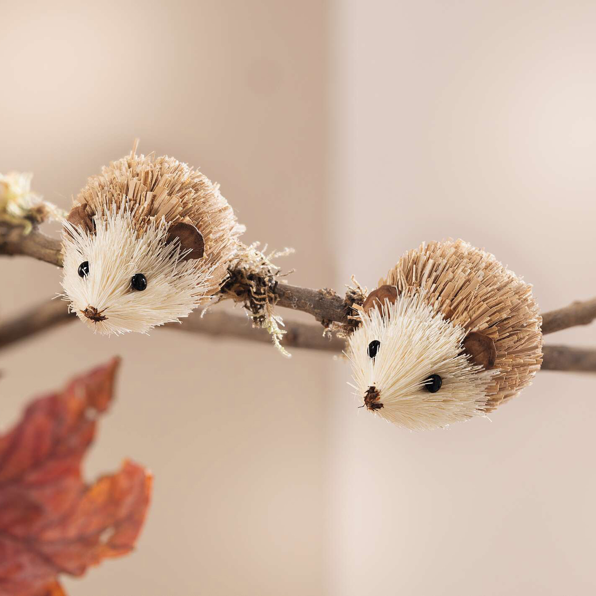 Clip "Igelchen", 2er Set  im Frank Flechtwaren Online Shop für Dekofiguren kaufen