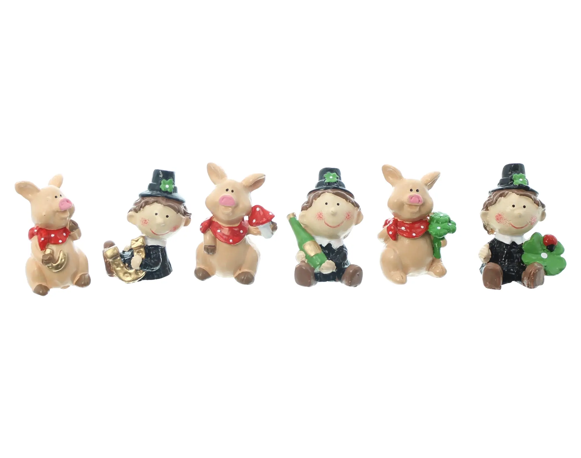 Figur "Glücksbringer", 6er Set  im Frank Flechtwaren Online Shop kaufen