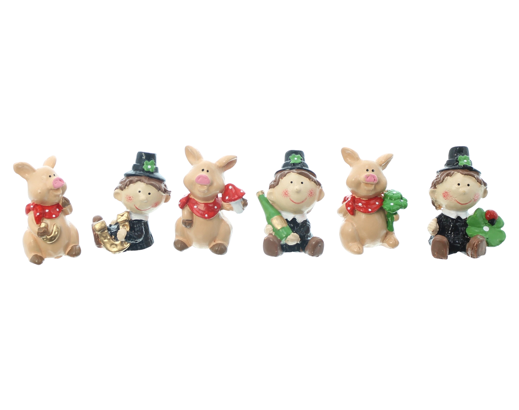 Figur "Glücksbringer", 6er Set  im Frank Flechtwaren Online Shop kaufen