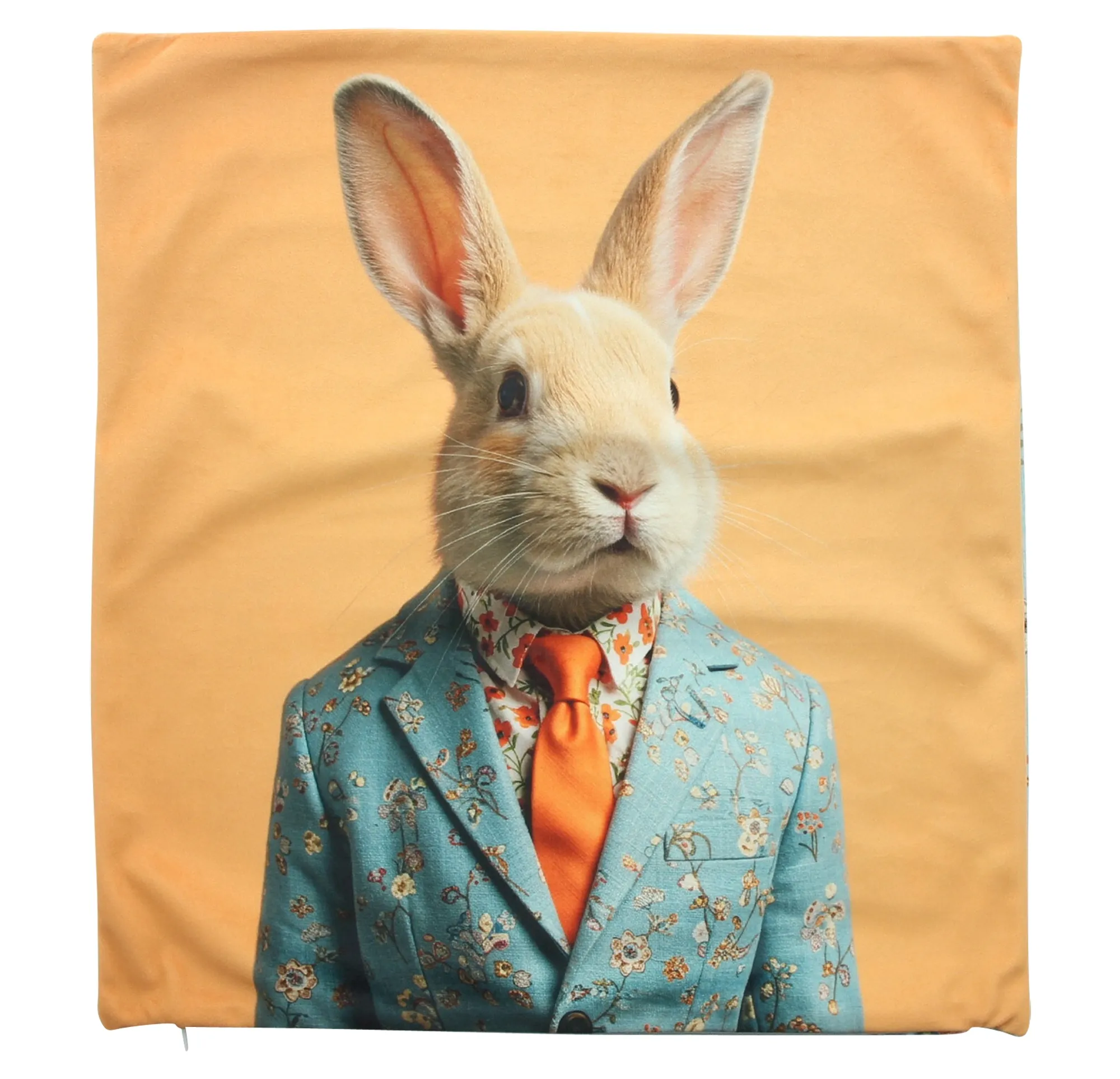Kissenhülle "Mr. Rabbit"  im Frank Flechtwaren Online Shop für Österliche Kissen &amp; Kissenhüllen kaufen