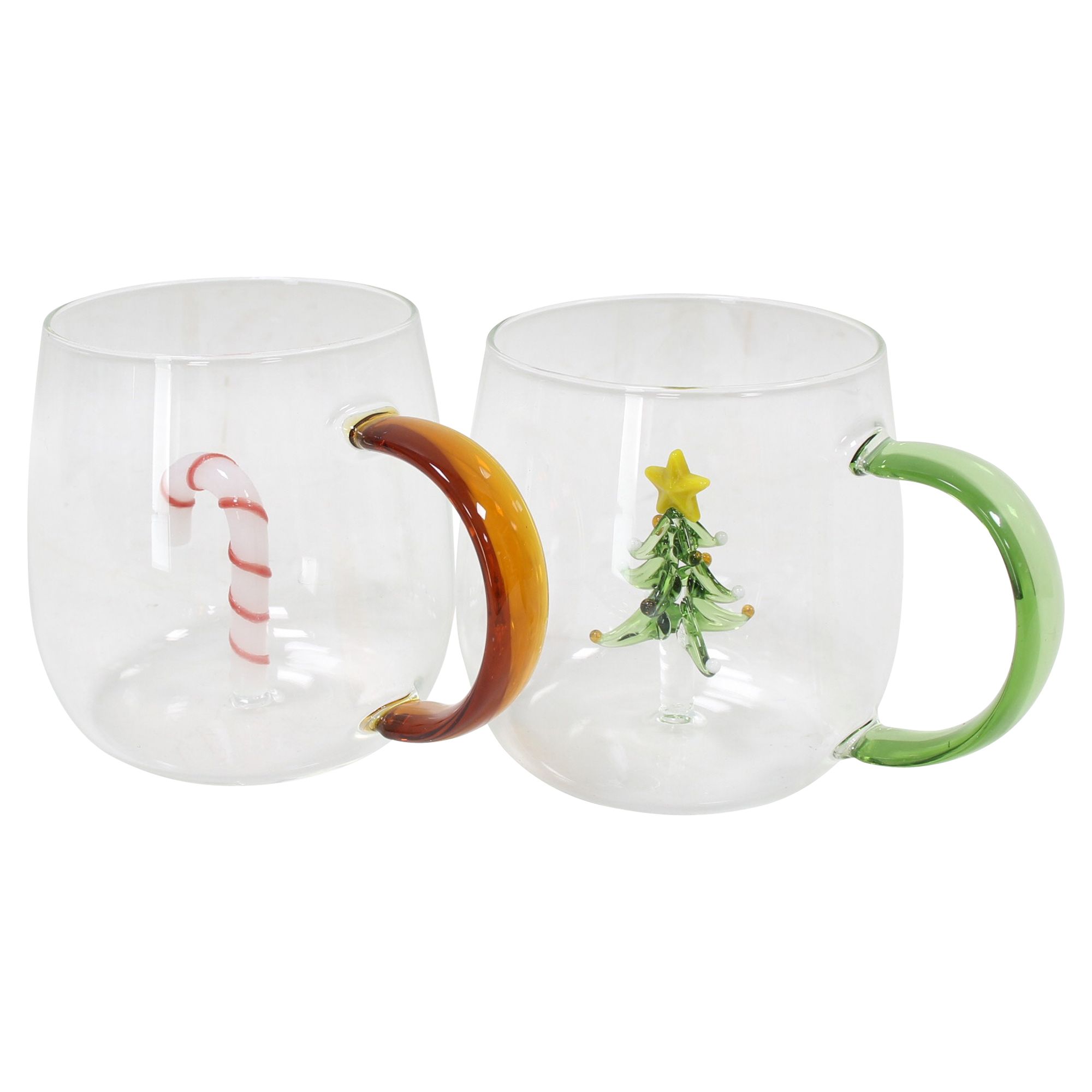 Tasse "Weihnachten", 2er Set  im Frank Flechtwaren Online Shop für Weihnachtliche Dekofiguren kaufen