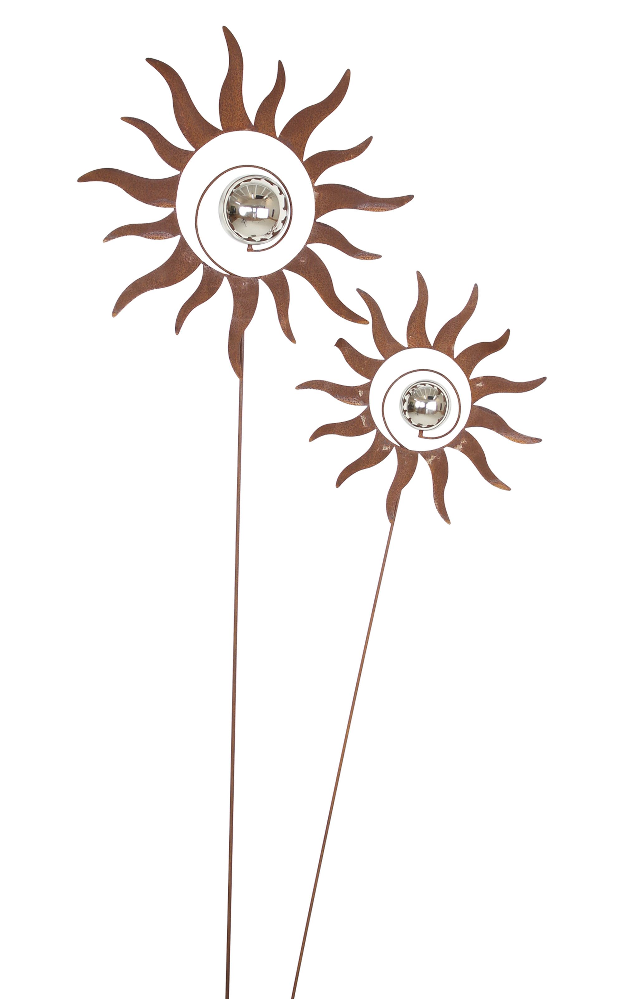 Gartenstecker "Kugelsonne", 2er Set im Frank Flechtwaren Online Shop für Gartenstecker kaufen Gartenstecker "Kugelsonne", 2er Set im Frank Flechtwaren Online Shop für Gartenstecker kaufen