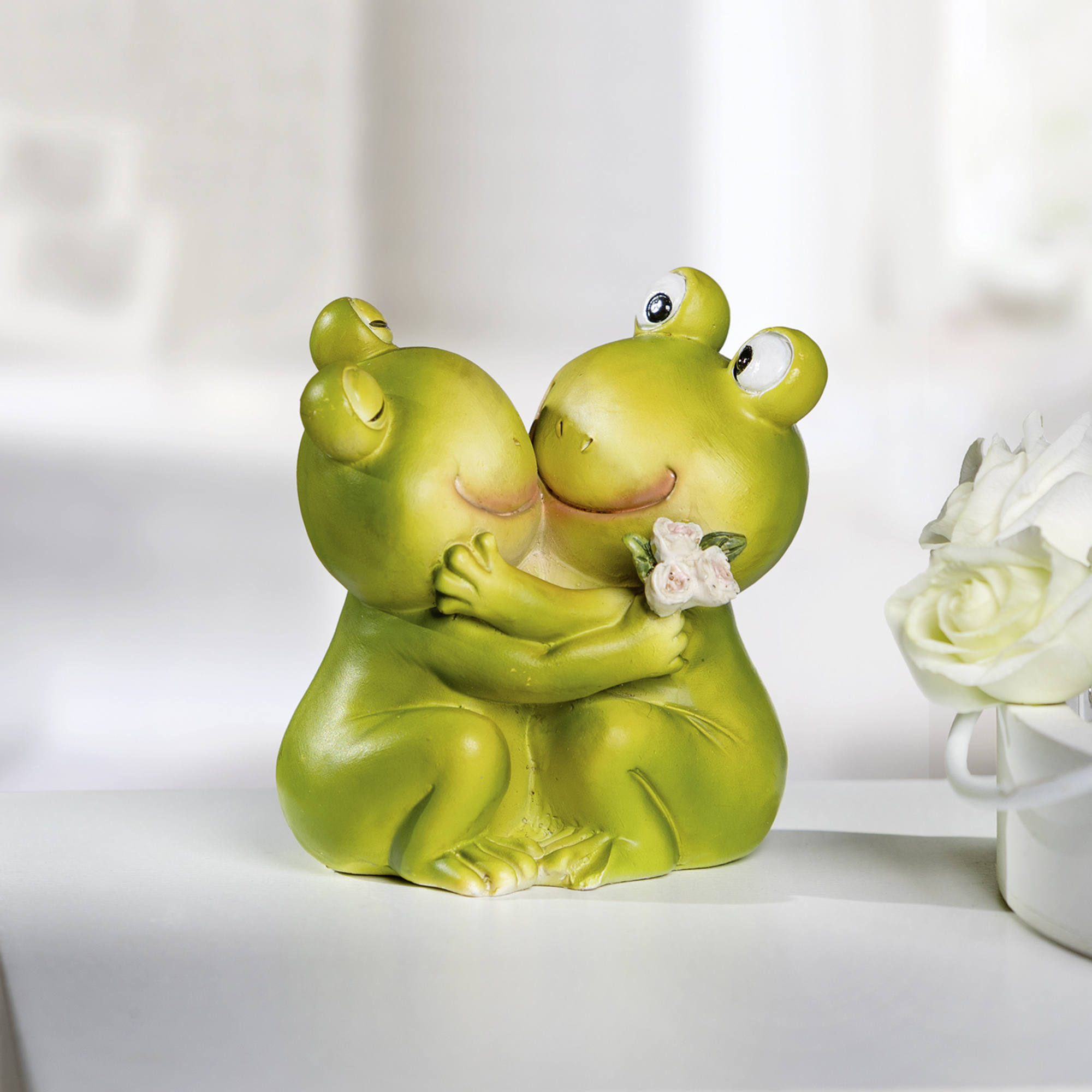 Froschpaar "Küsschen"  im Frank Flechtwaren Online Shop kaufen