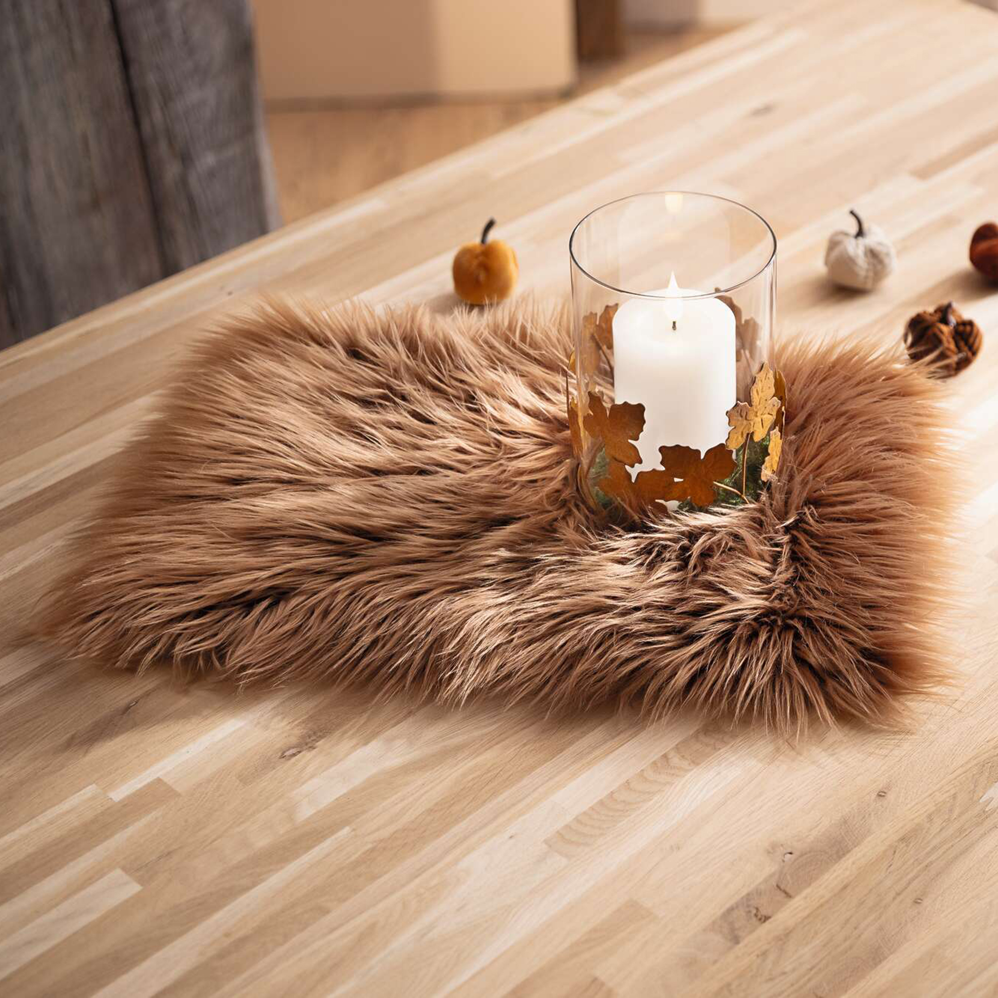 Dekofell "Brown" im Frank Flechtwaren Online Shop für Herbst kaufen Dekofell "Brown" im Frank Flechtwaren Online Shop für Herbst kaufen