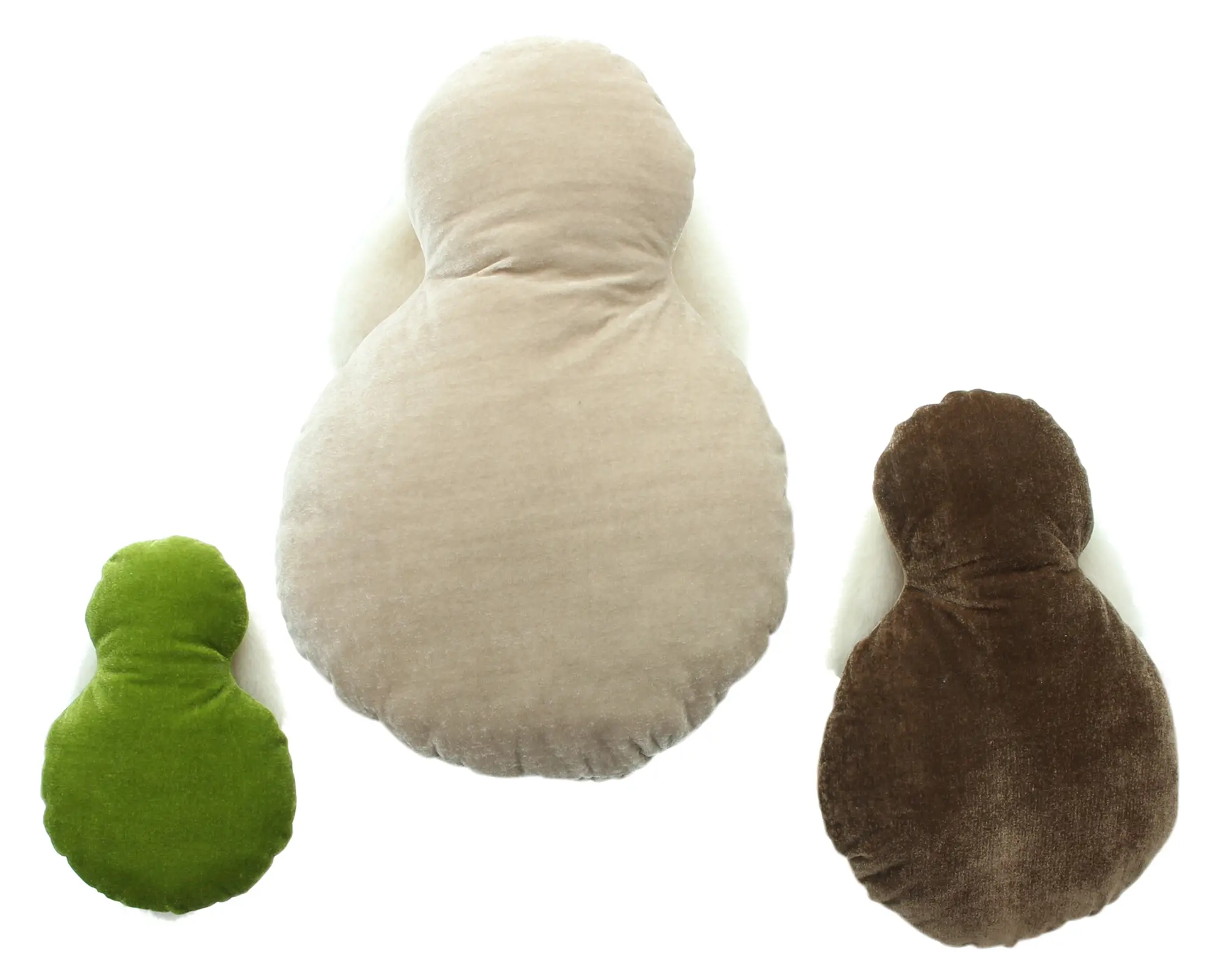 Dekohase "Flauschig", 3er Set  im Frank Flechtwaren Online Shop für Kissen &amp; Kissenhüllen kaufen